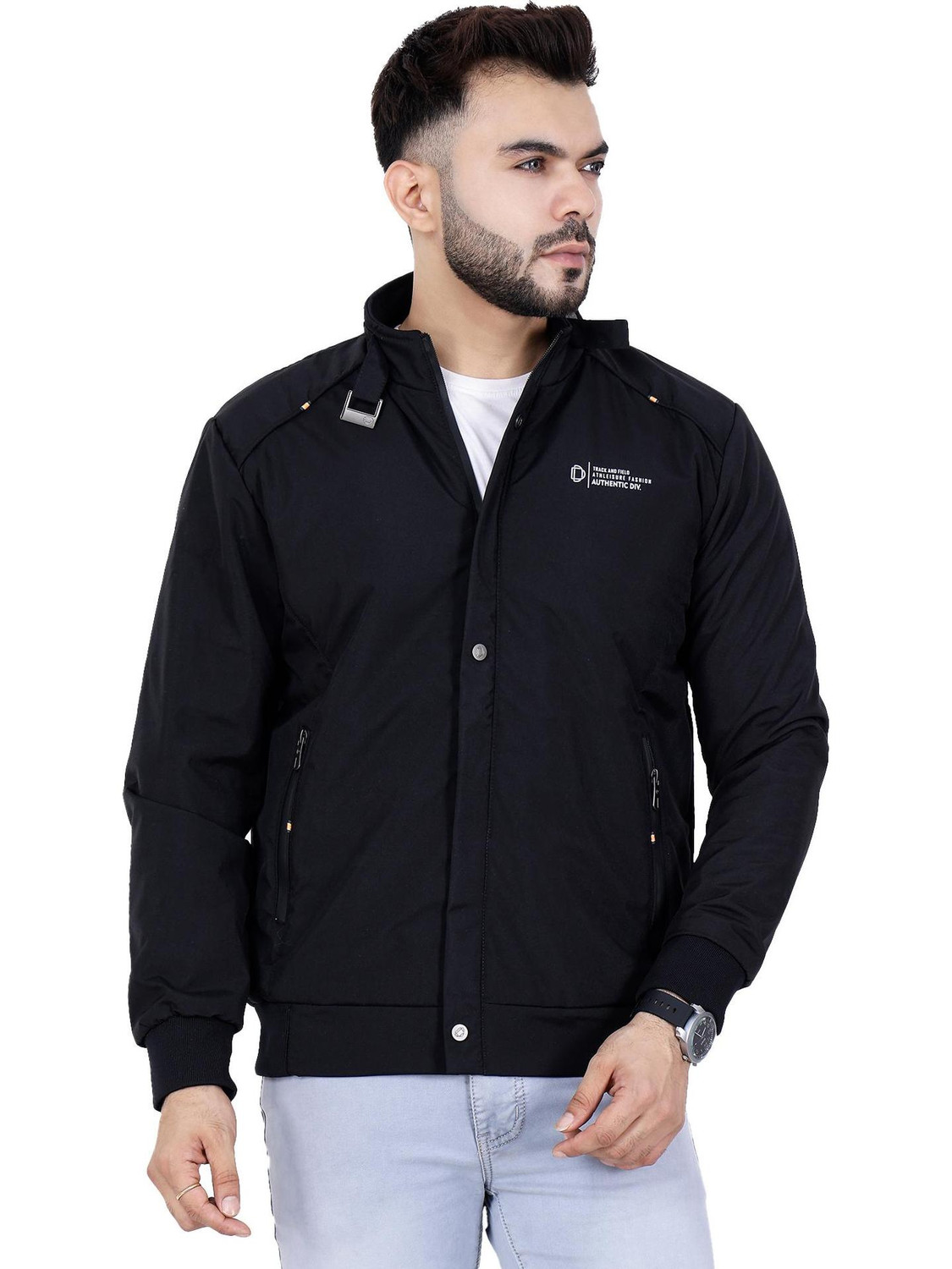Image of Dollar Full Sleeve Solid Men Jacket
