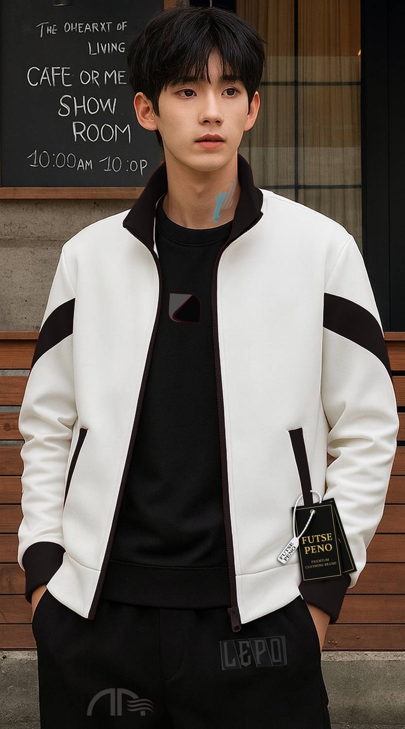 FUTSE PENO Full Sleeve Solid, Colorblock Men Jacket