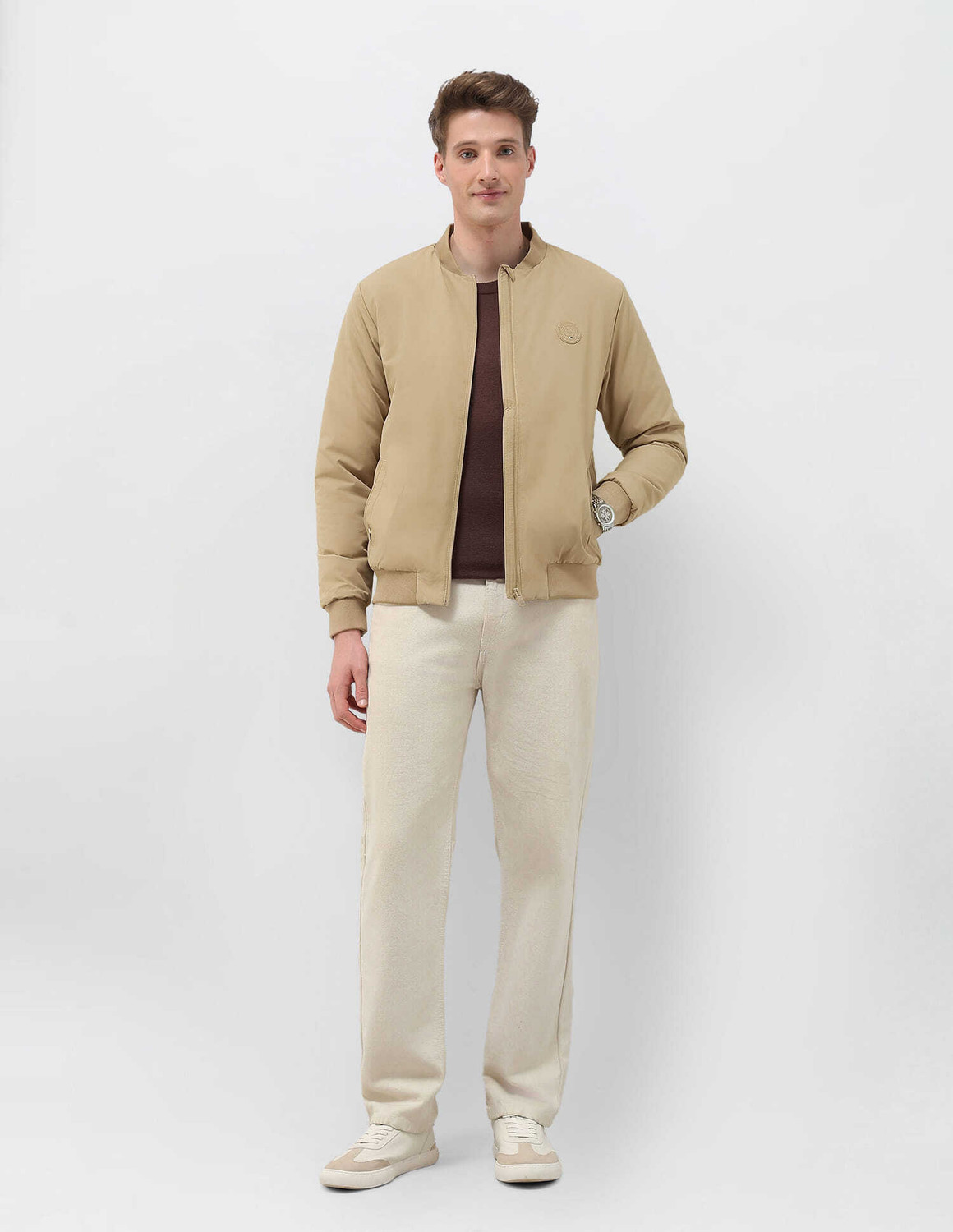 Image of U.S. POLO ASSN. Full Sleeve Solid Men Jacket
