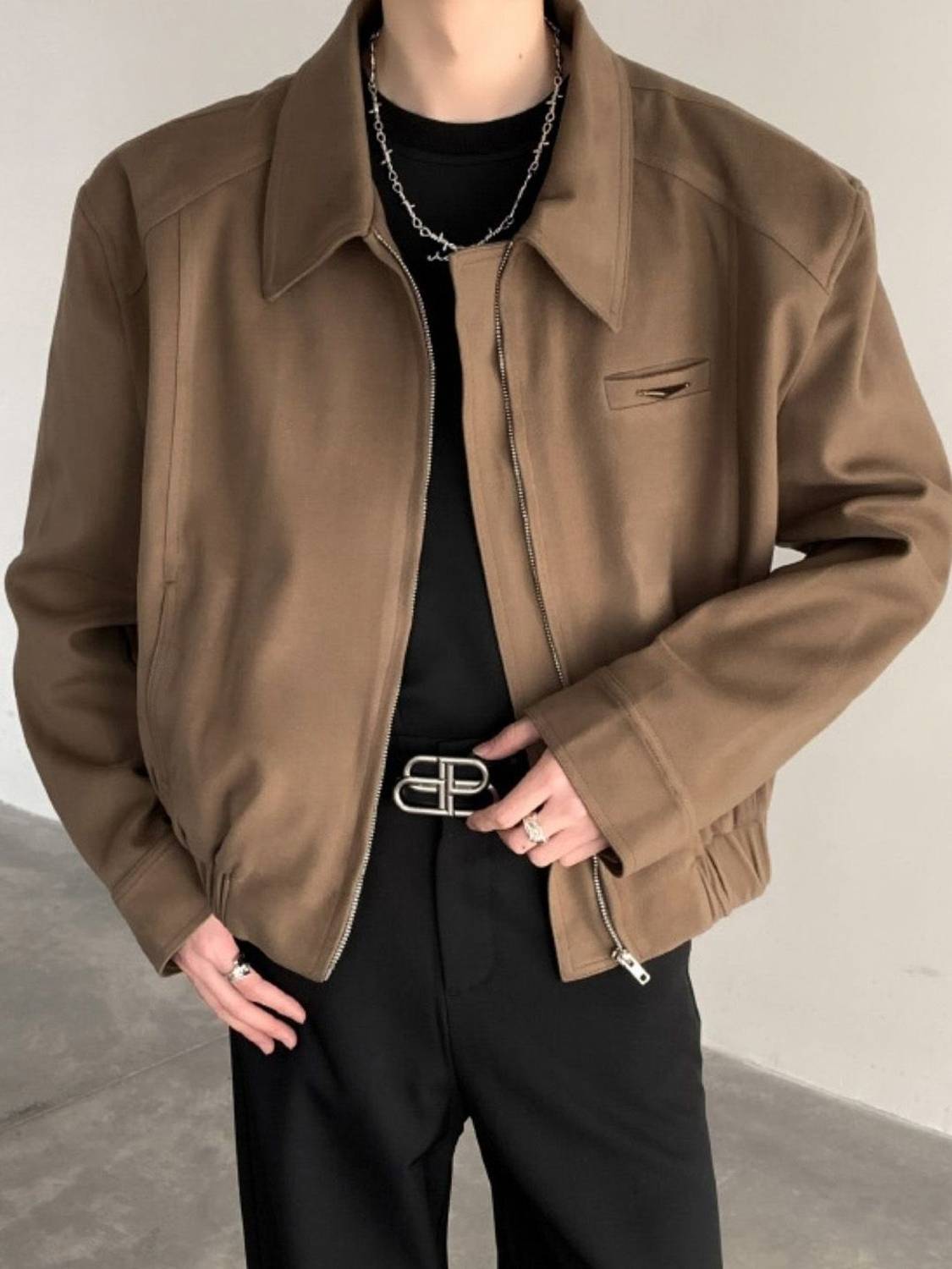 HERE&NOW Full Sleeve Solid Men Tailored Jacket - Image 5