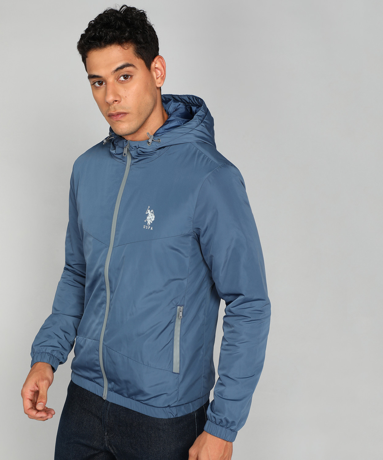 Image of U.S. POLO ASSN. Full Sleeve Solid Men Jacket
