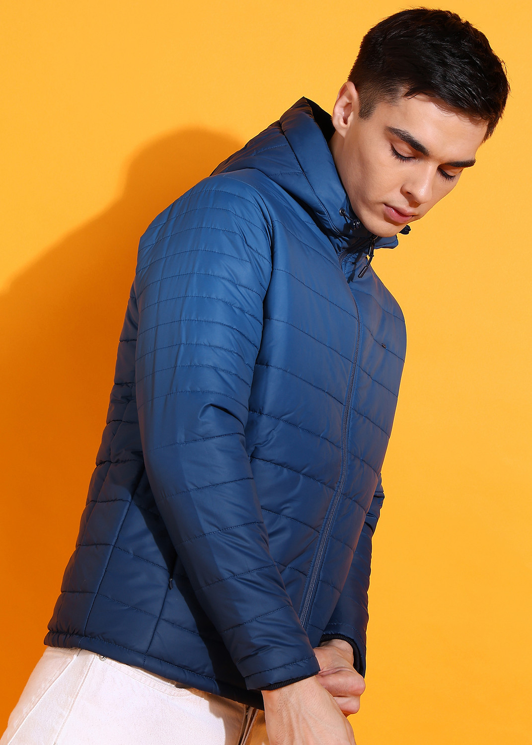 Image of OKANE Full Sleeve Solid Men Jacket