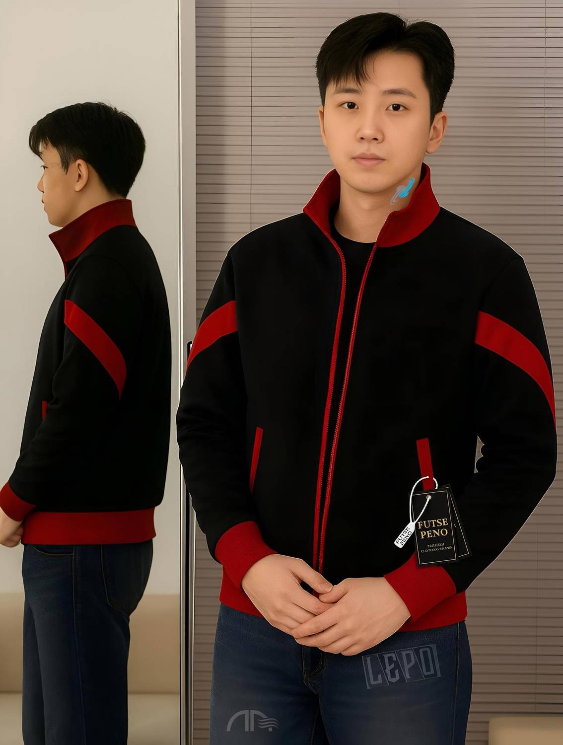 FUTSE PENO Full Sleeve Colorblock Men Jacket
