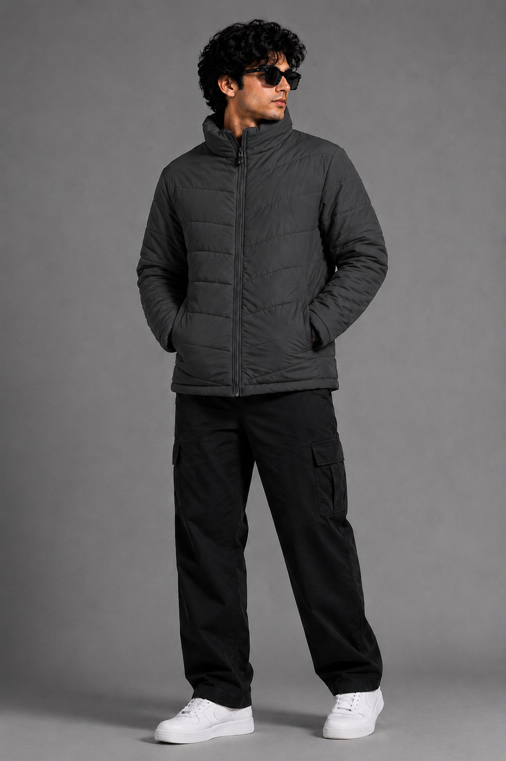 Image of Trend Zoid Men Solid Puffer Jacket