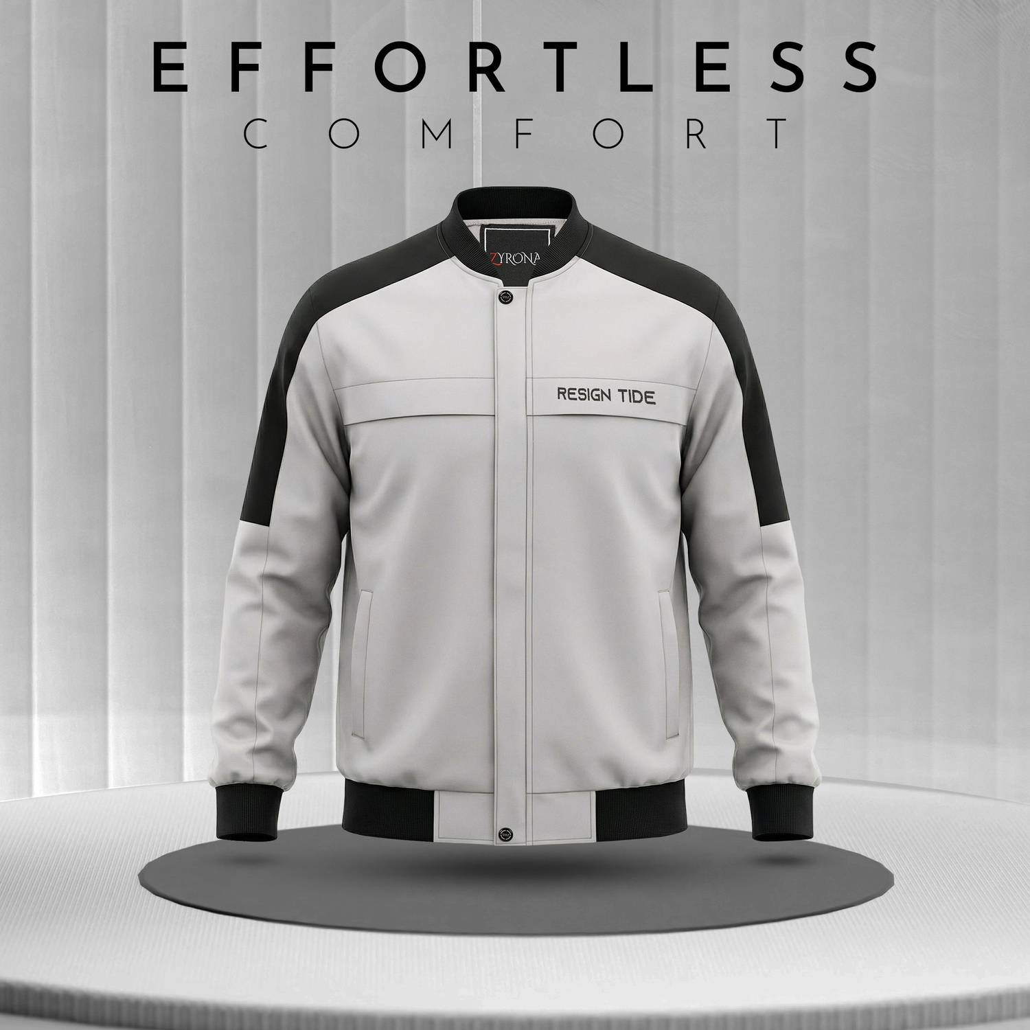 LIZBEE Full Sleeve Colorblock Men Jacket - Image 5