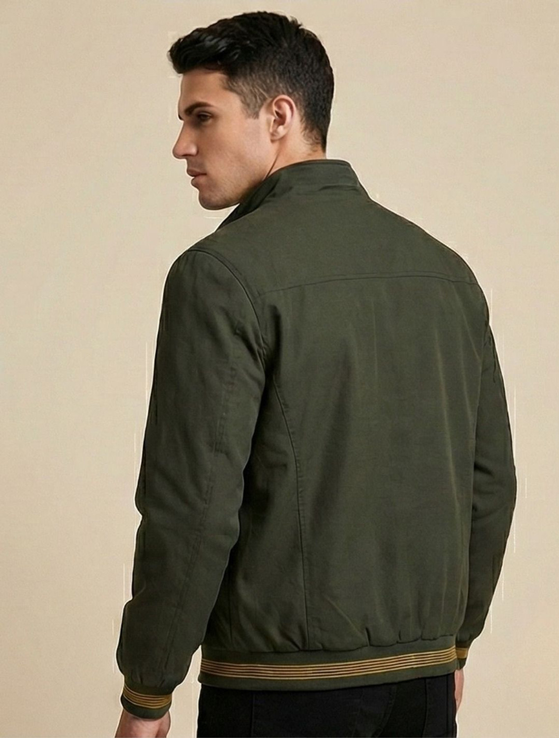 Image of Mia Fashion Full Sleeve Solid Men Jacket