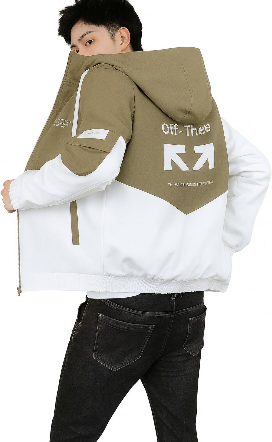 dium. Cut Off Design Jacket ジャケット Azy Fabrics Full Sleeve Colorblock Men Jacket - Buy Azy Fabrics