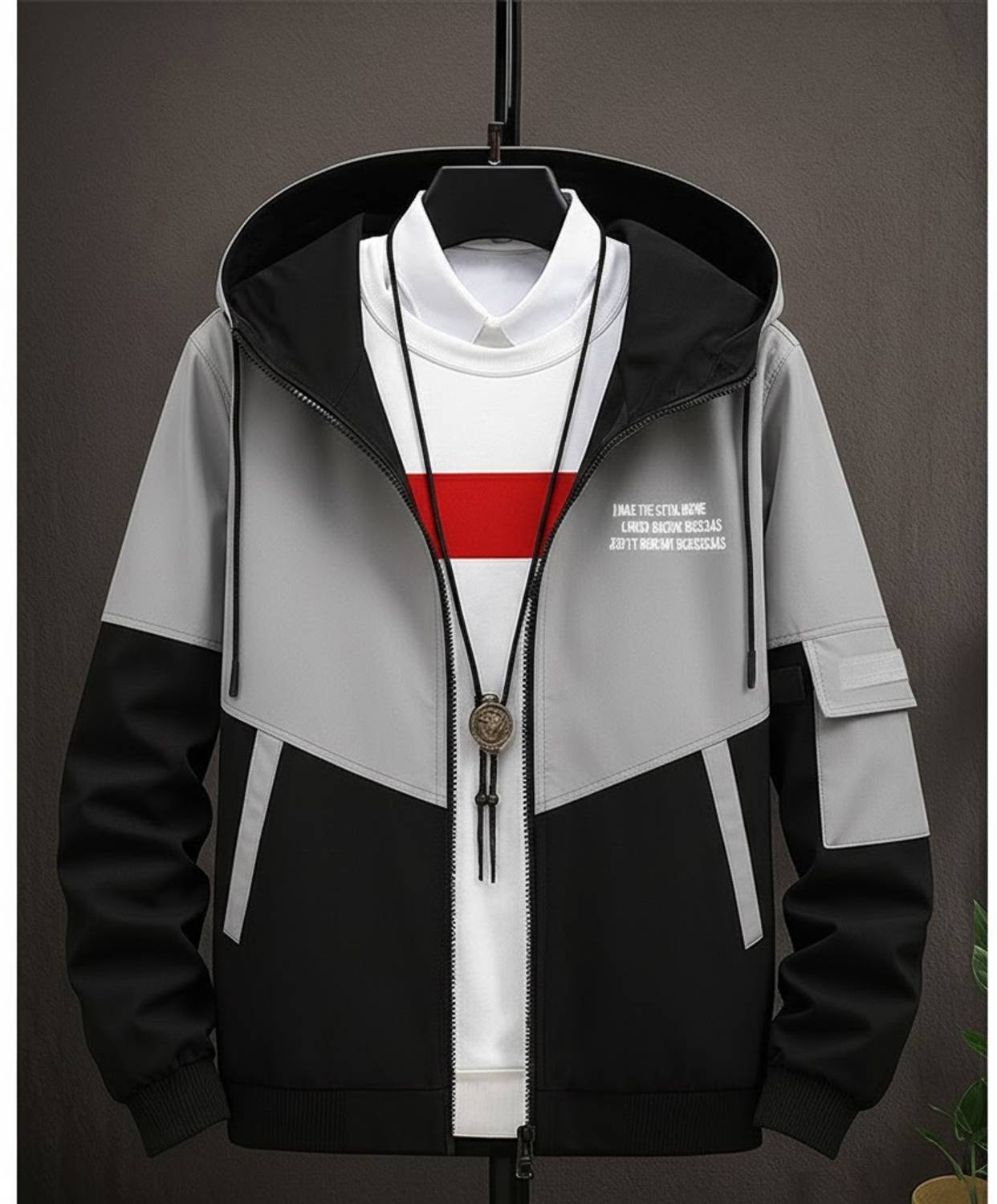 MOTREX Full Sleeve Colorblock Men Jacket - Image 4