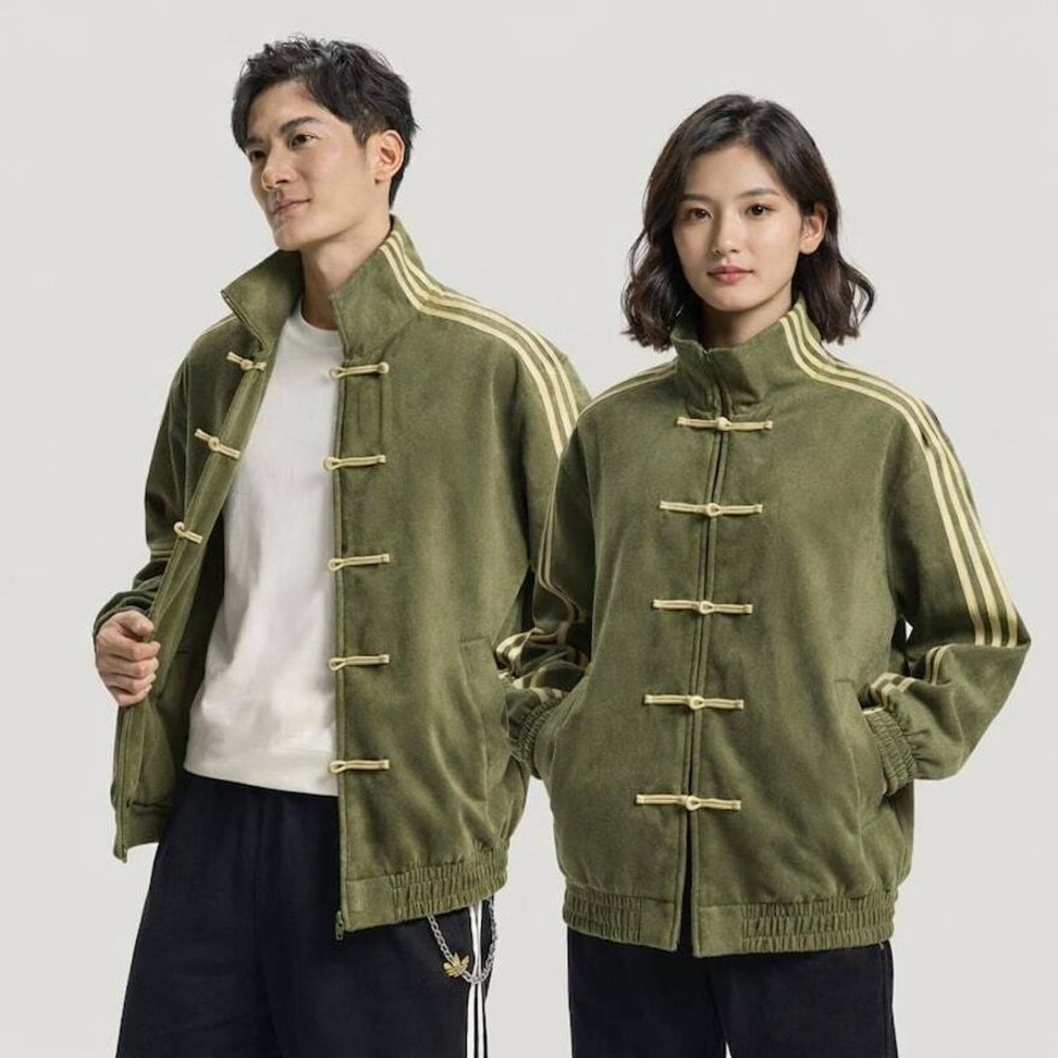 YDWC Full Sleeve Striped Men Jacket - Image 3