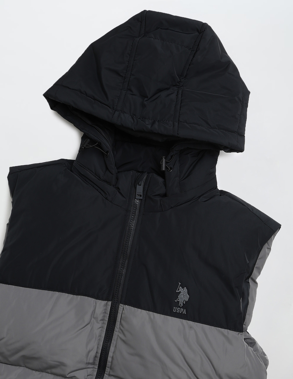 Image of U.S. Polo Assn. Denim Co. Sleeveless Colorblock Men Jacket