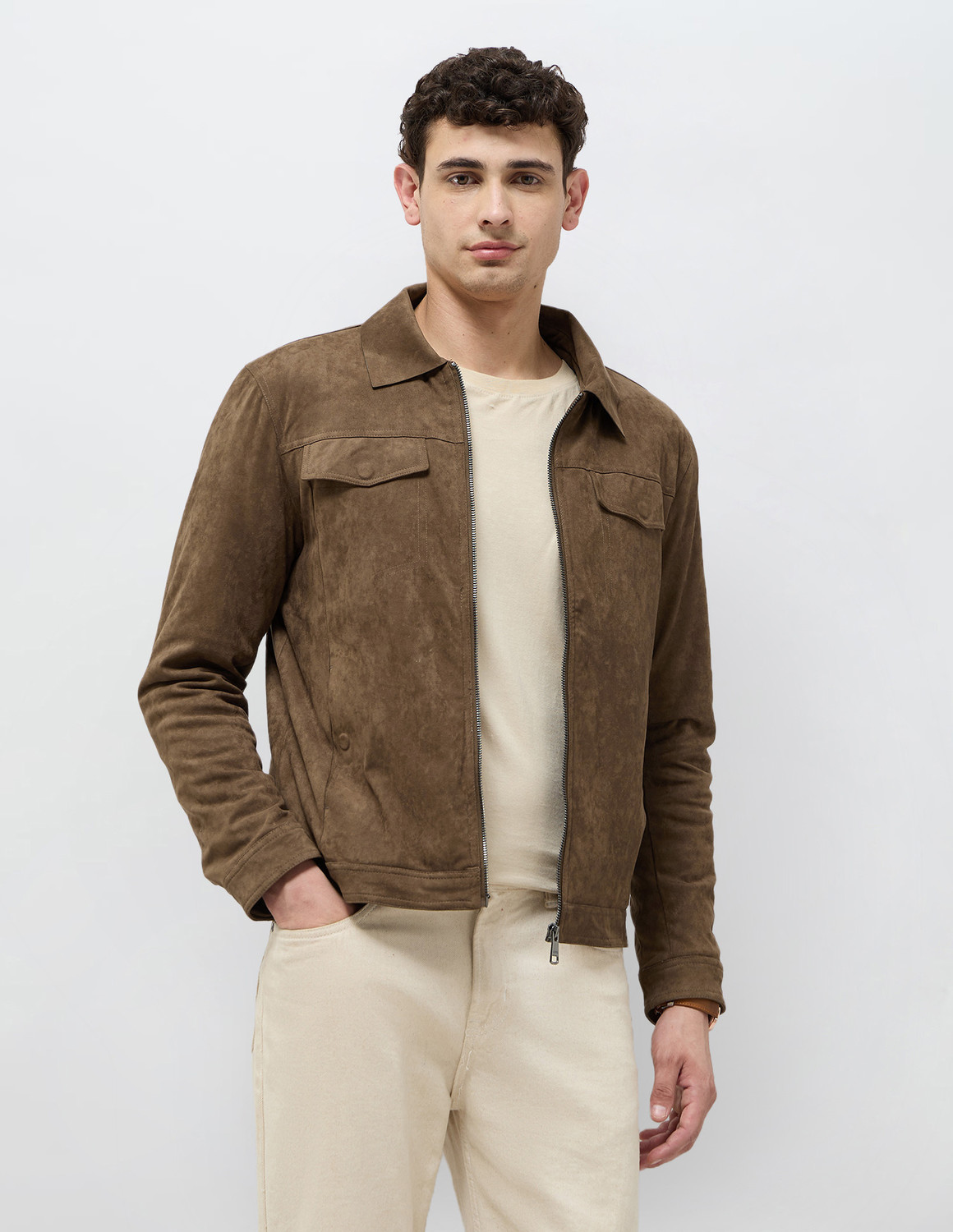Image of U.S. POLO ASSN. Full Sleeve Solid Men Jacket