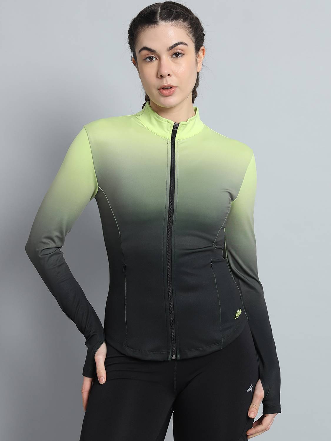 ATHLISIS Full Sleeve Dyed/Ombre Women Jacket
