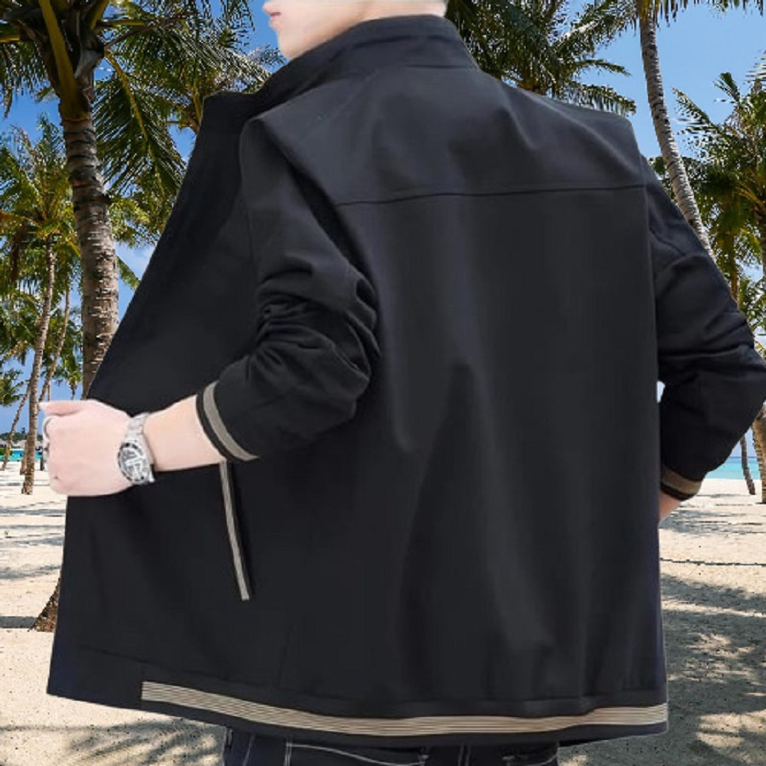 Image of BUGRASI TRADERS Men Casual Jacket