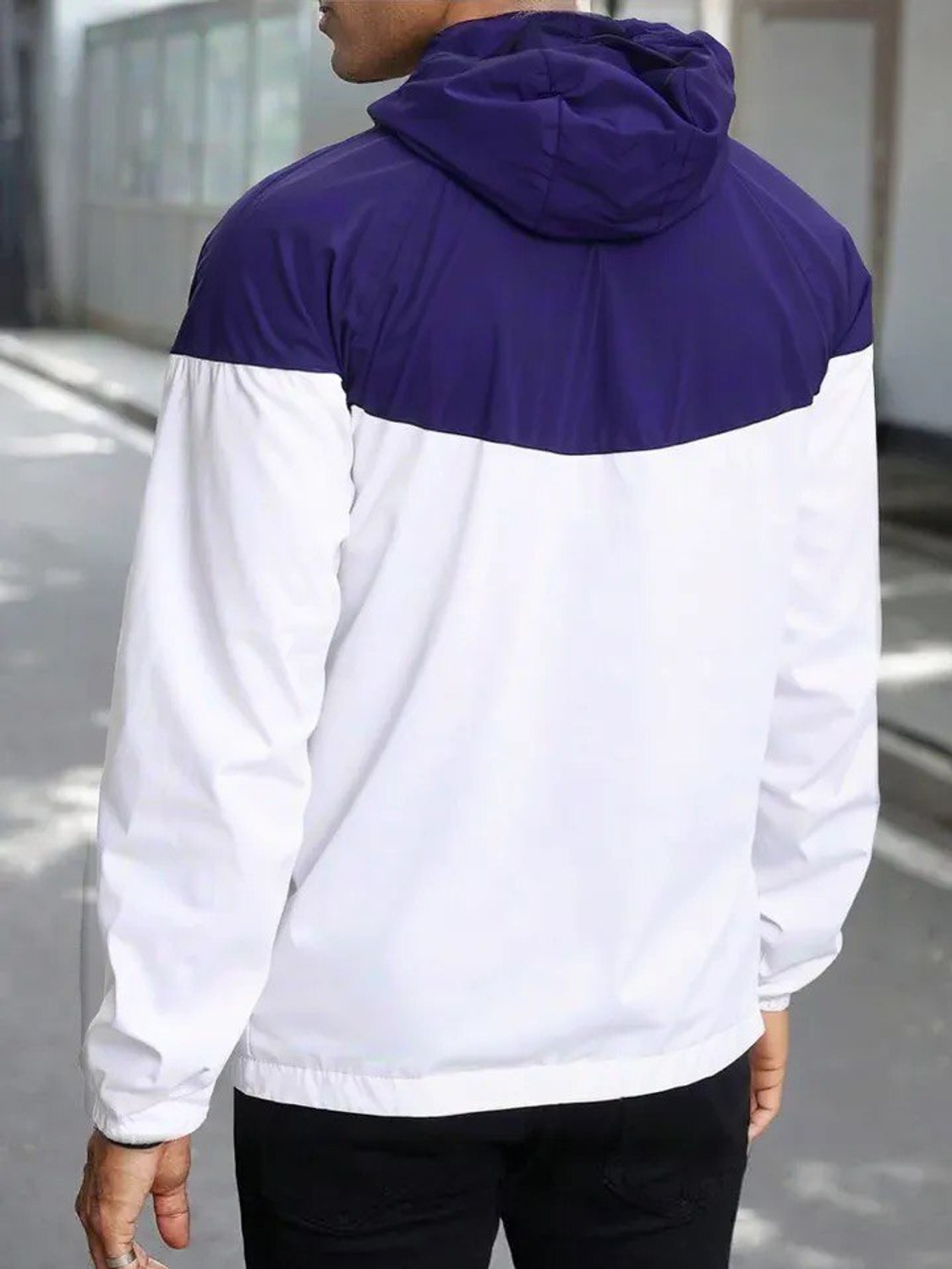 Image of HouseOfCommon WINDCHEATER JACKET FOR MEN Chevron /Zig Zag Men Wind Cheater