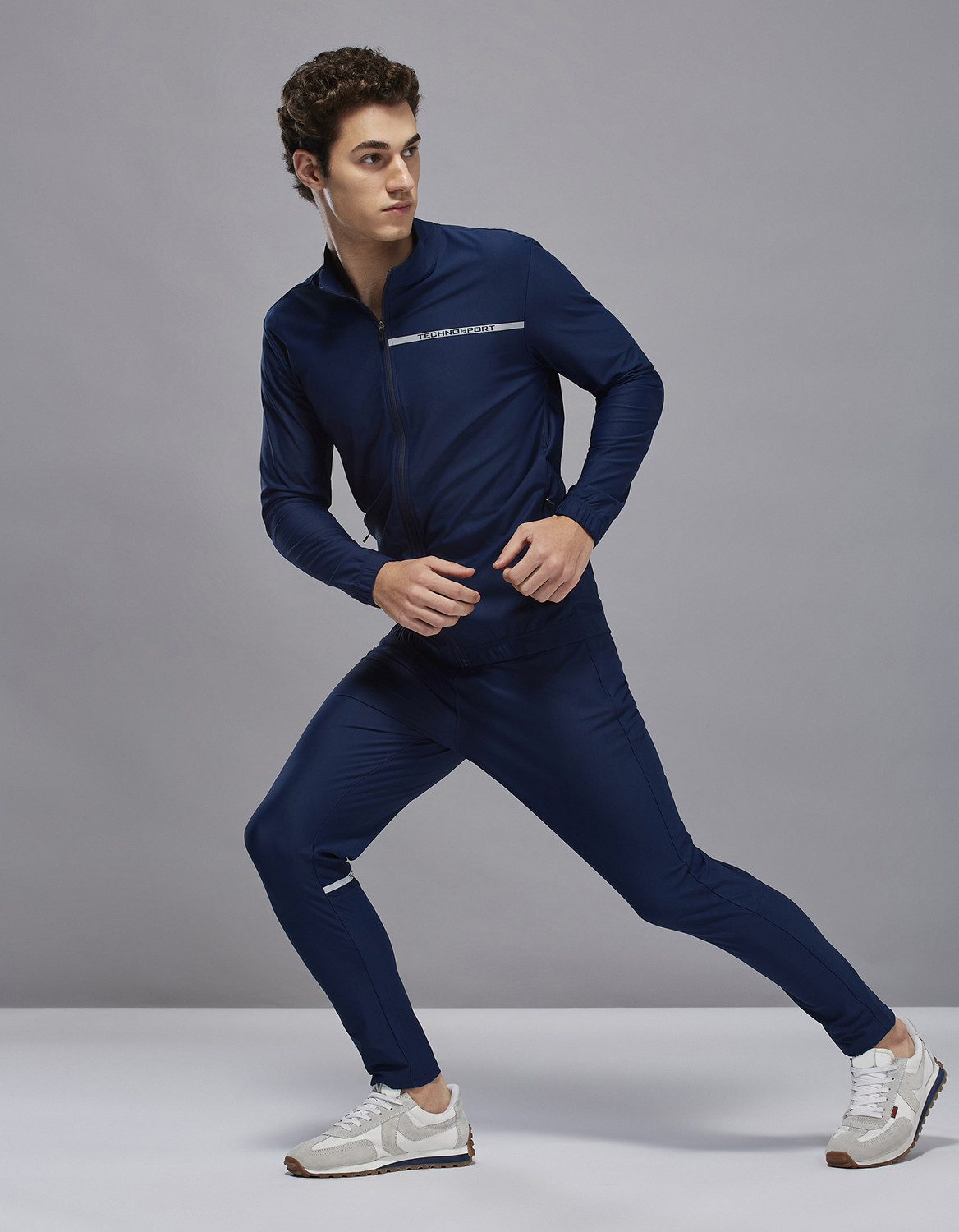 Image of TECHNOSPORT Full Sleeve Solid Men Jacket