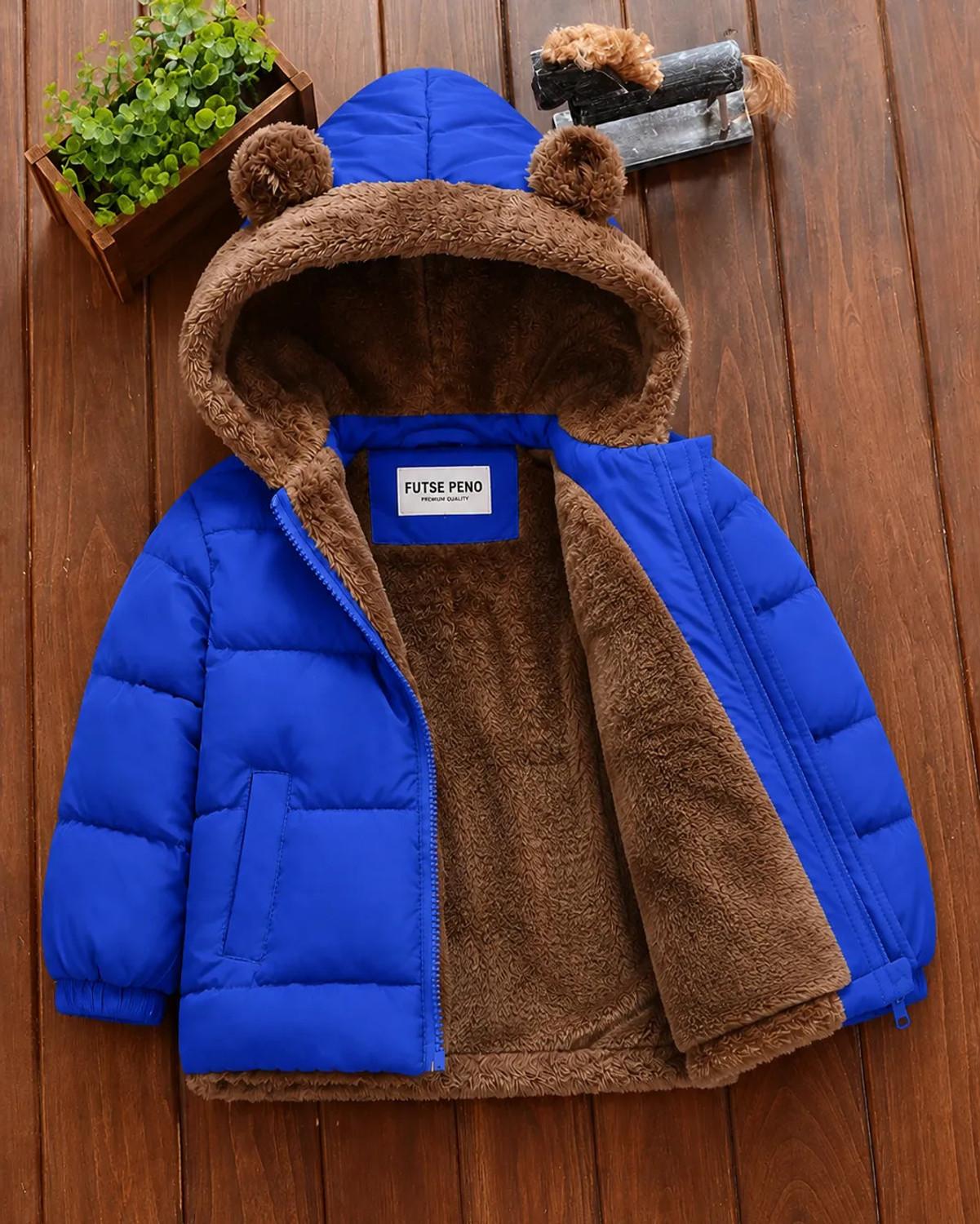 Image of FUTSE PENO Boys & Girls Solid Casual Jacket