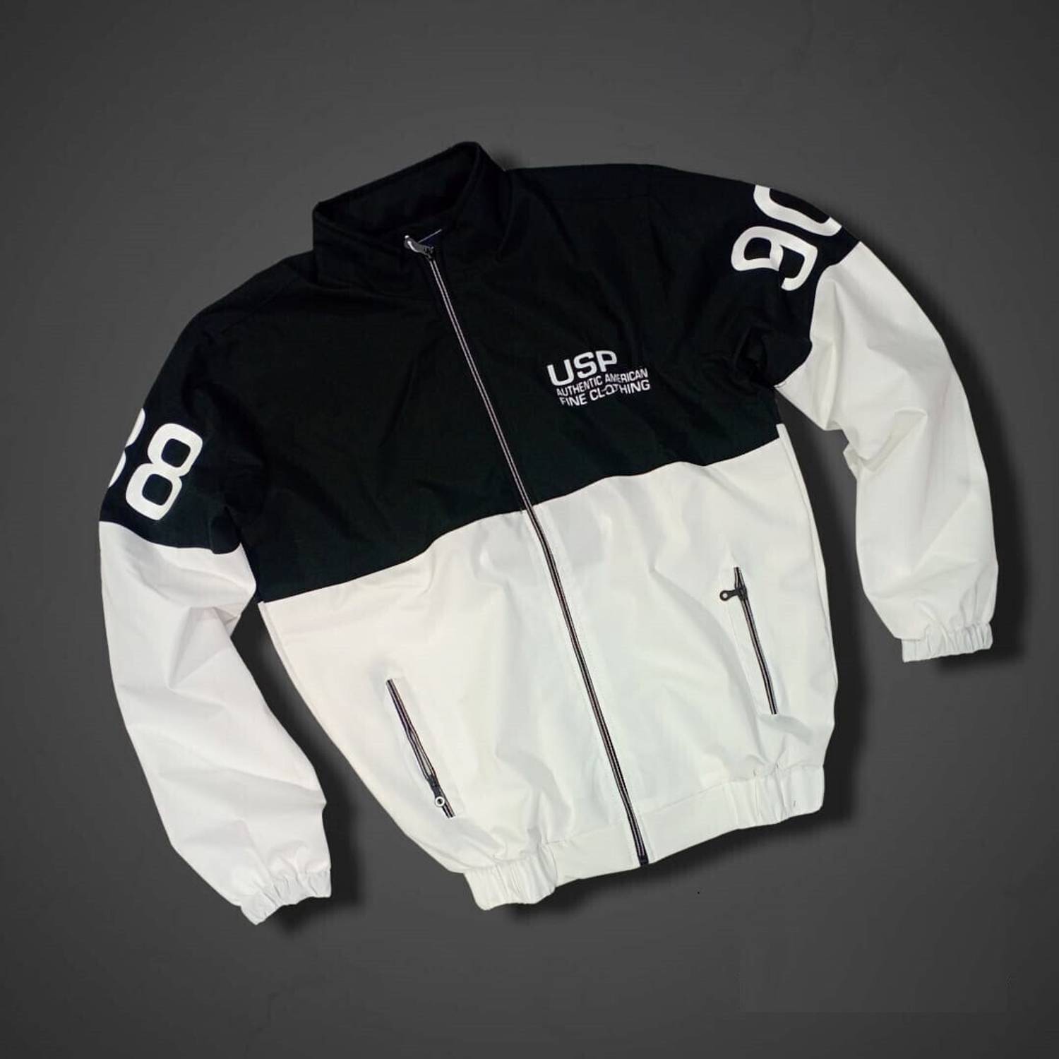 Plus91 Men's Color Block Full Sleeve Jacket - Image 1