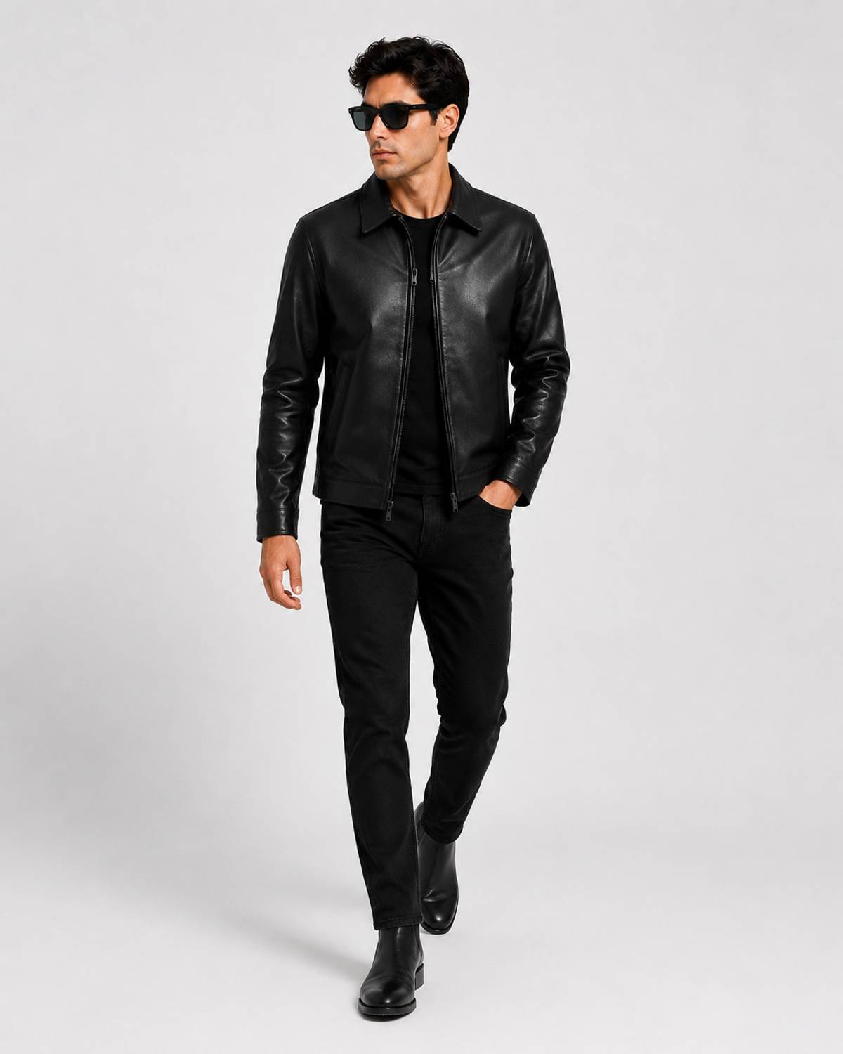 Zaraa Men's Solid Full Sleeve Jacket - Image 4