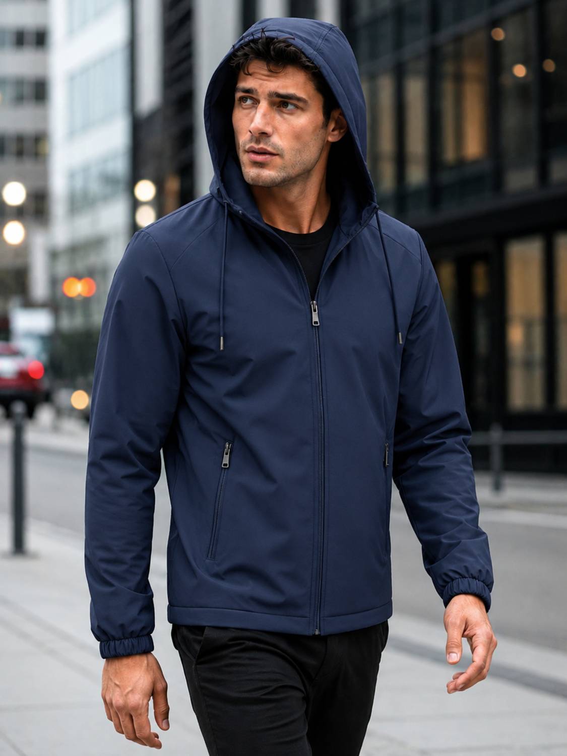 Mia Fashion Men Solid Casual Jacket - Image 1