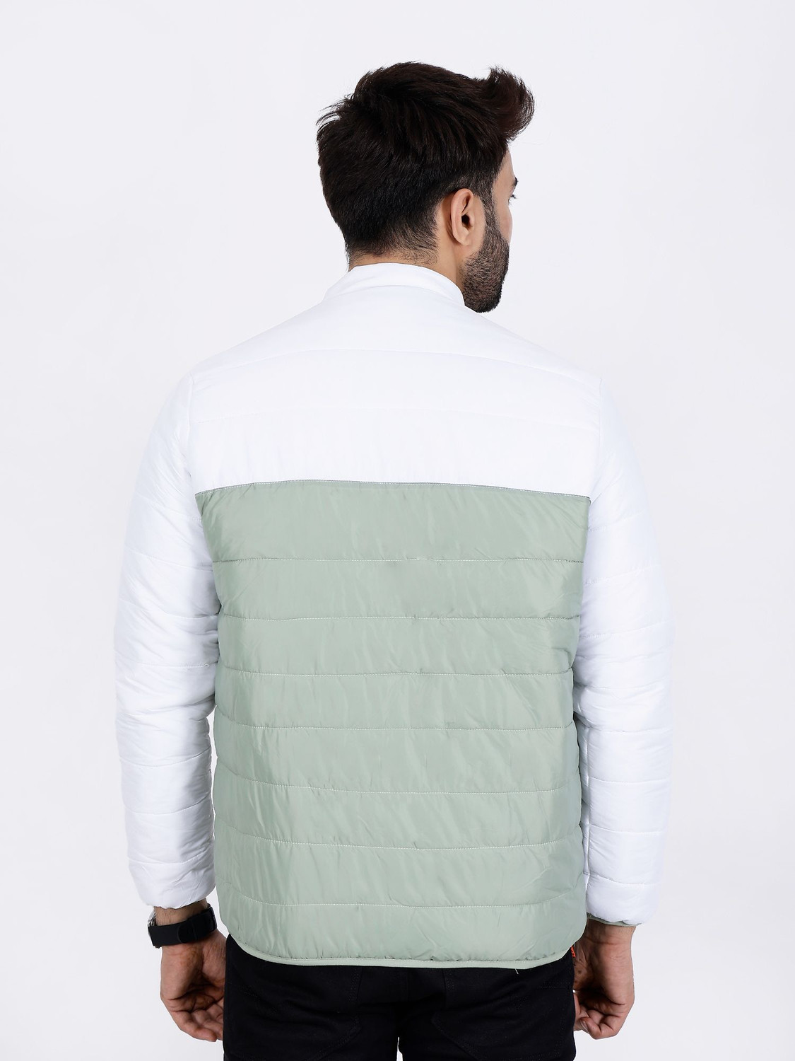 Image of Dollar Full Sleeve Colorblock Men Jacket