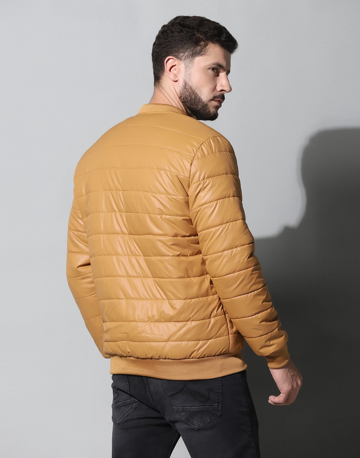 Image of Mia Fashion Full Sleeve Printed Men Jacket