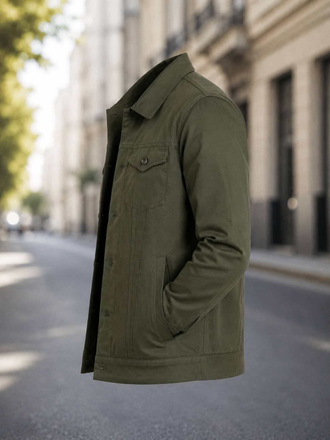 MONTREZ Full Sleeve Solid Men Jacket - Image 3