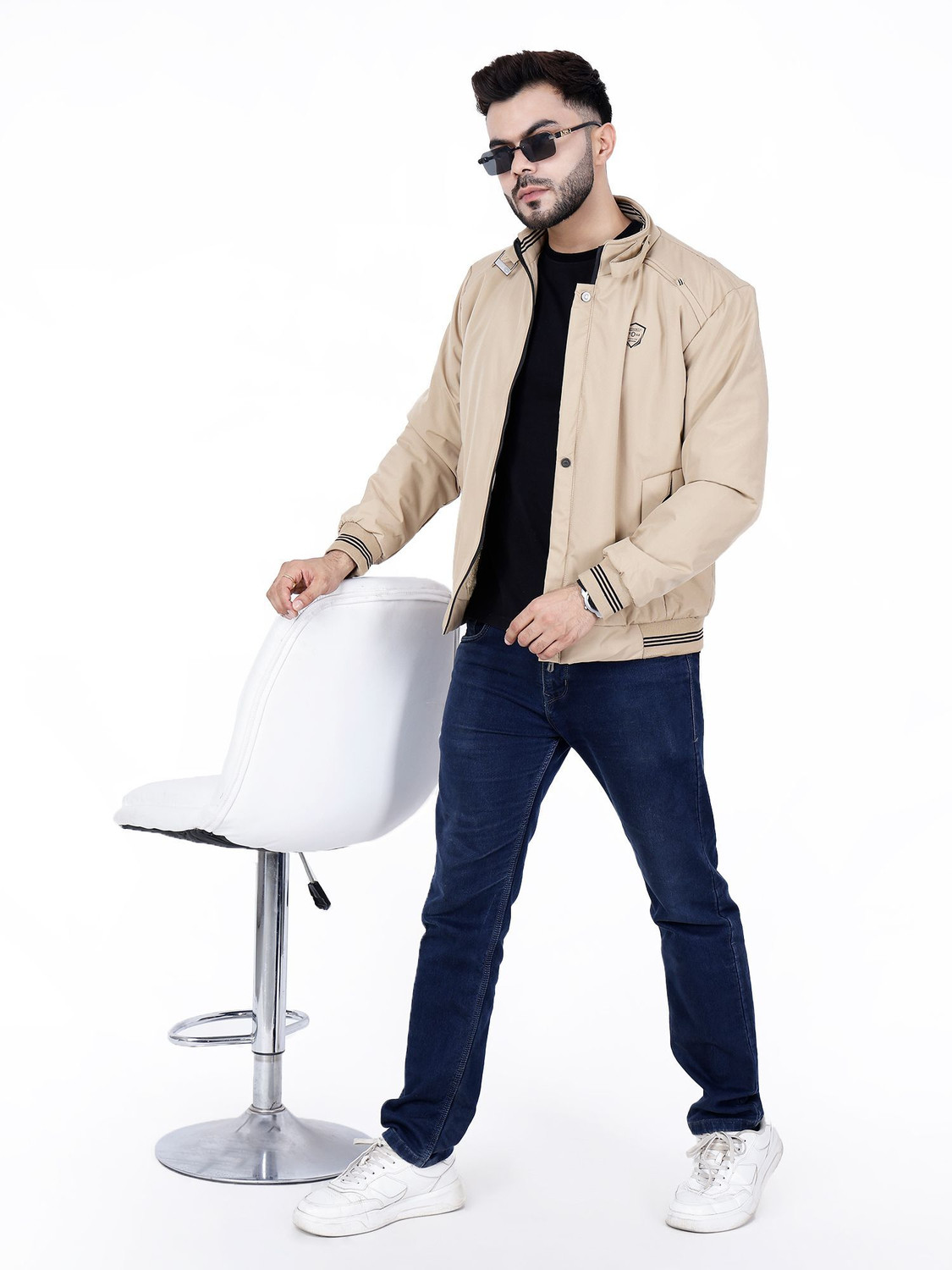 Image of Dollar Full Sleeve Solid Men Jacket