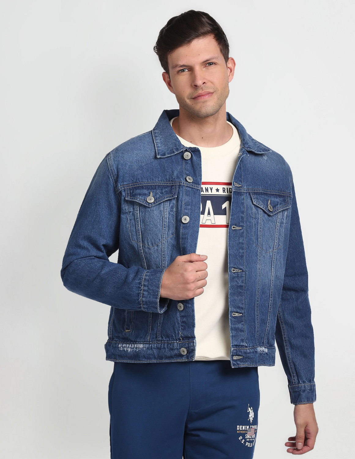 Image of U.S. POLO ASSN. Men Washed Jacket