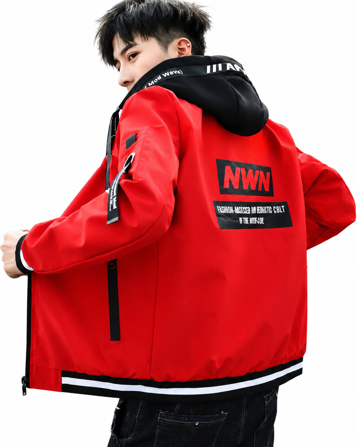 Image of rishiecommerce Full Sleeve Printed Men Jacket