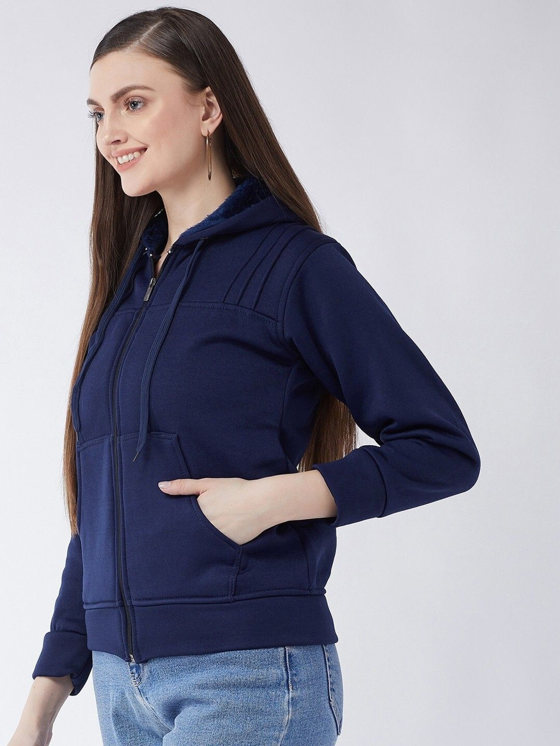 Image of Pivl Full Sleeve Solid Women Jacket