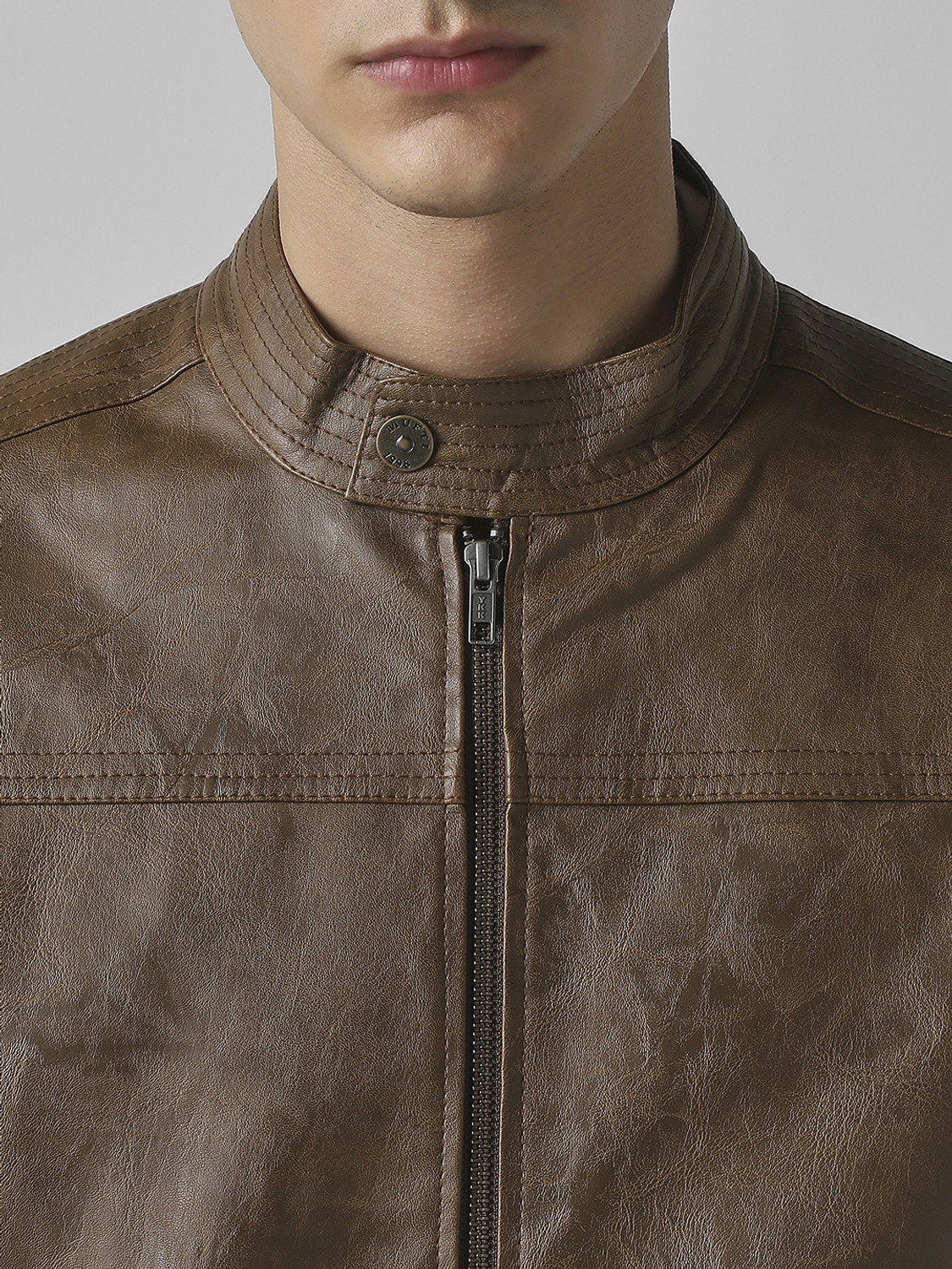 Image of MUFTI Full Sleeve Solid Men Jacket