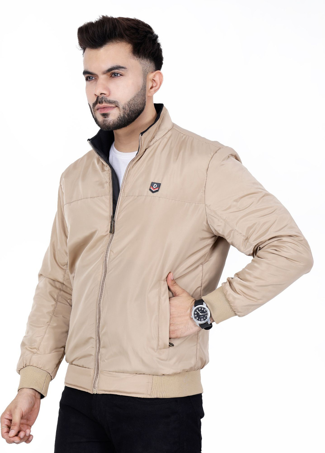 Image of Dollar Full Sleeve Solid Men Jacket