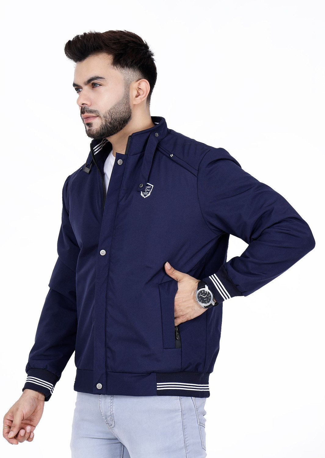 Image of Dollar Full Sleeve Solid Men Jacket