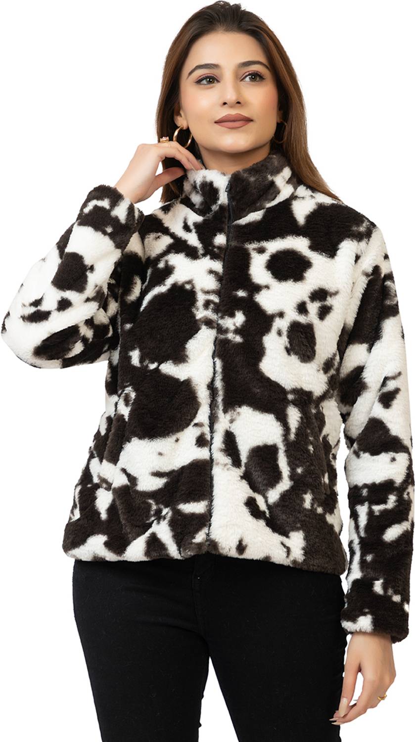 AMOLDO Full Sleeve Animal Print Women Jacket