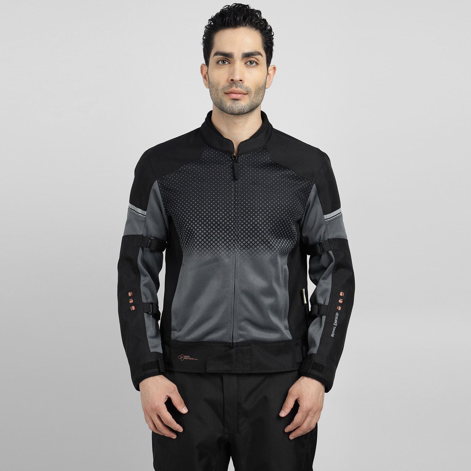 Image of ROYAL ENFIELD Full Sleeve Printed Men Jacket