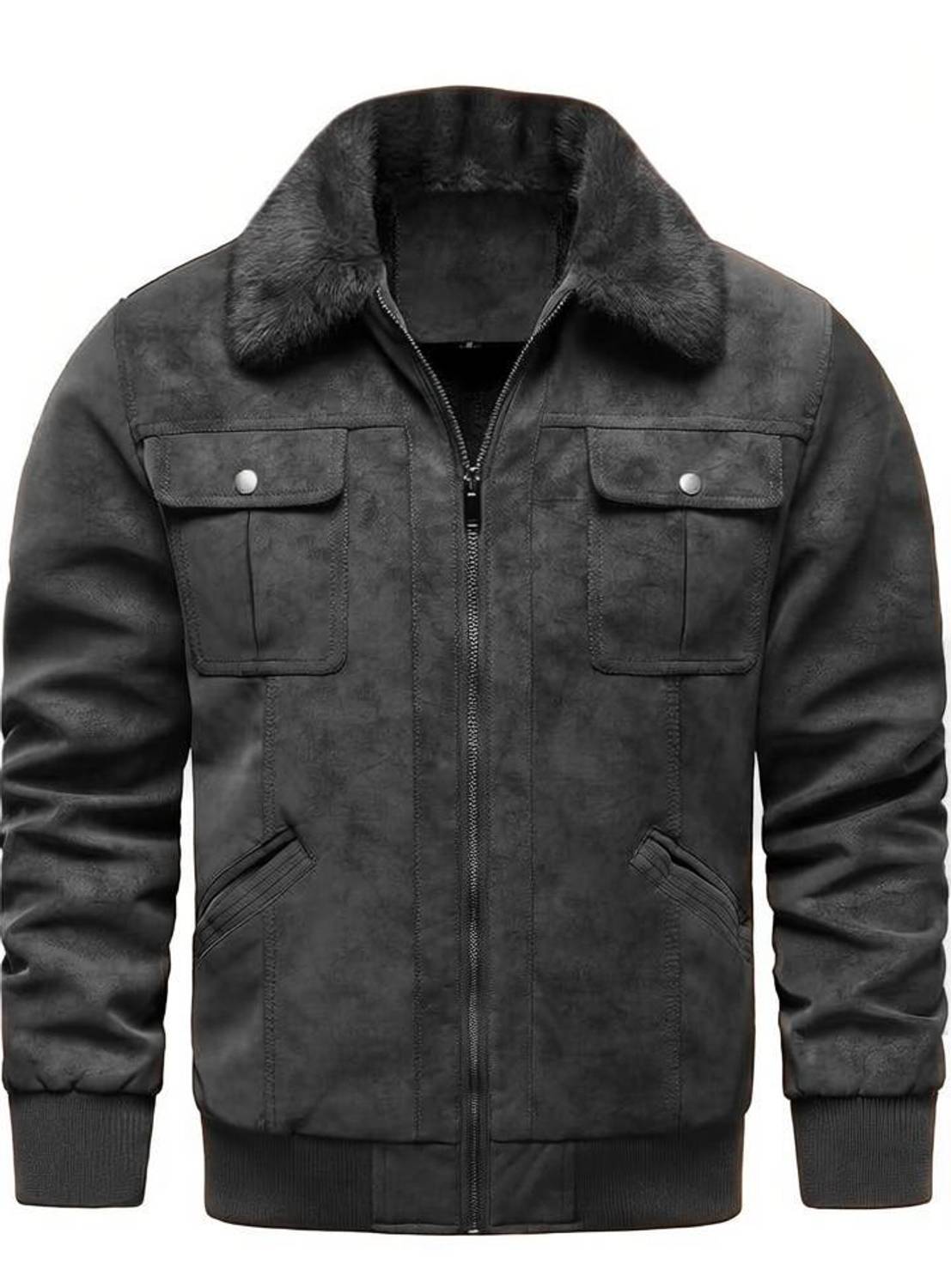 Blaq Ash Full Sleeve Solid Men Jacket