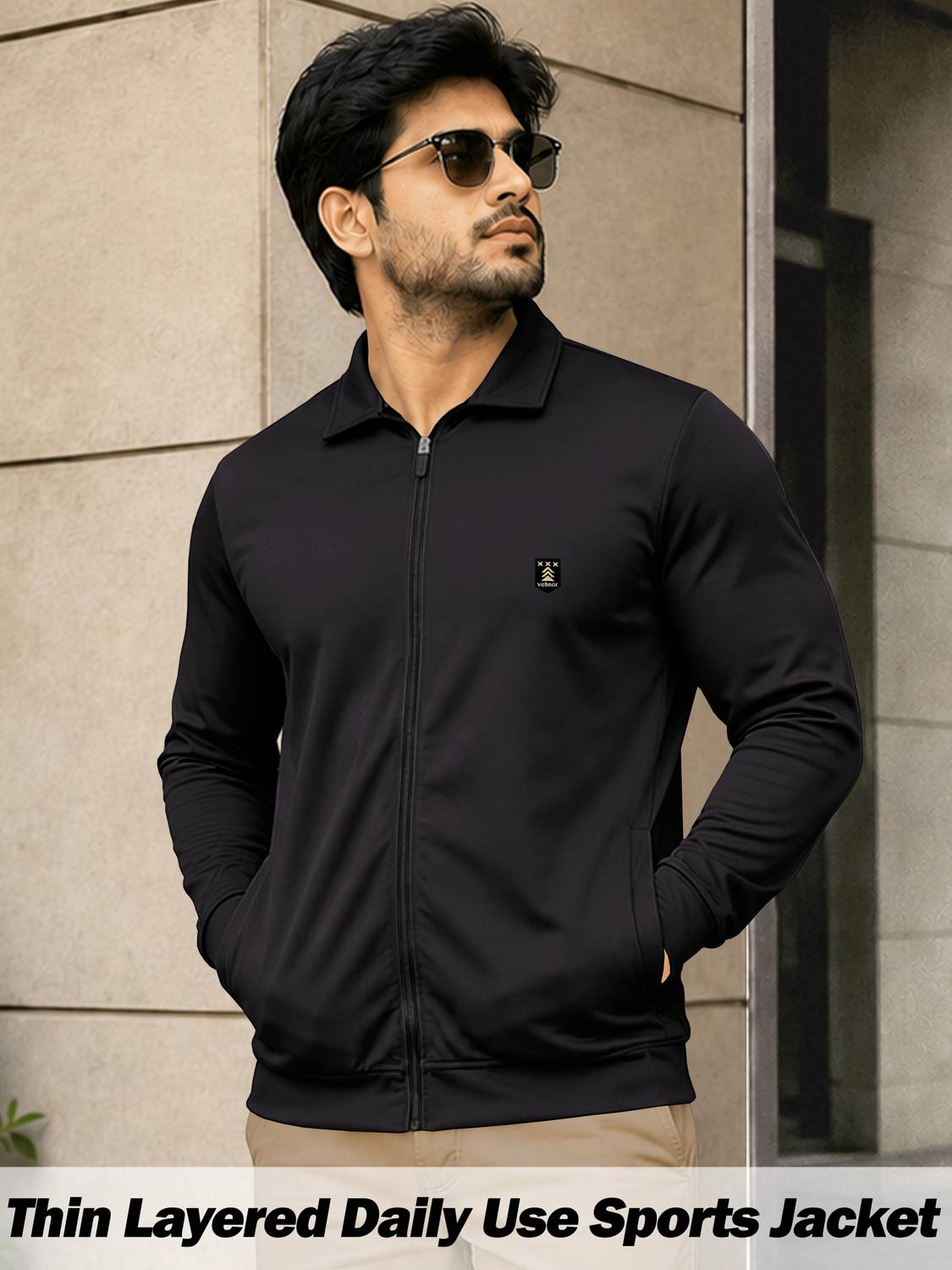 VeBNoR Full Sleeve Solid Men Jacket - Image 3