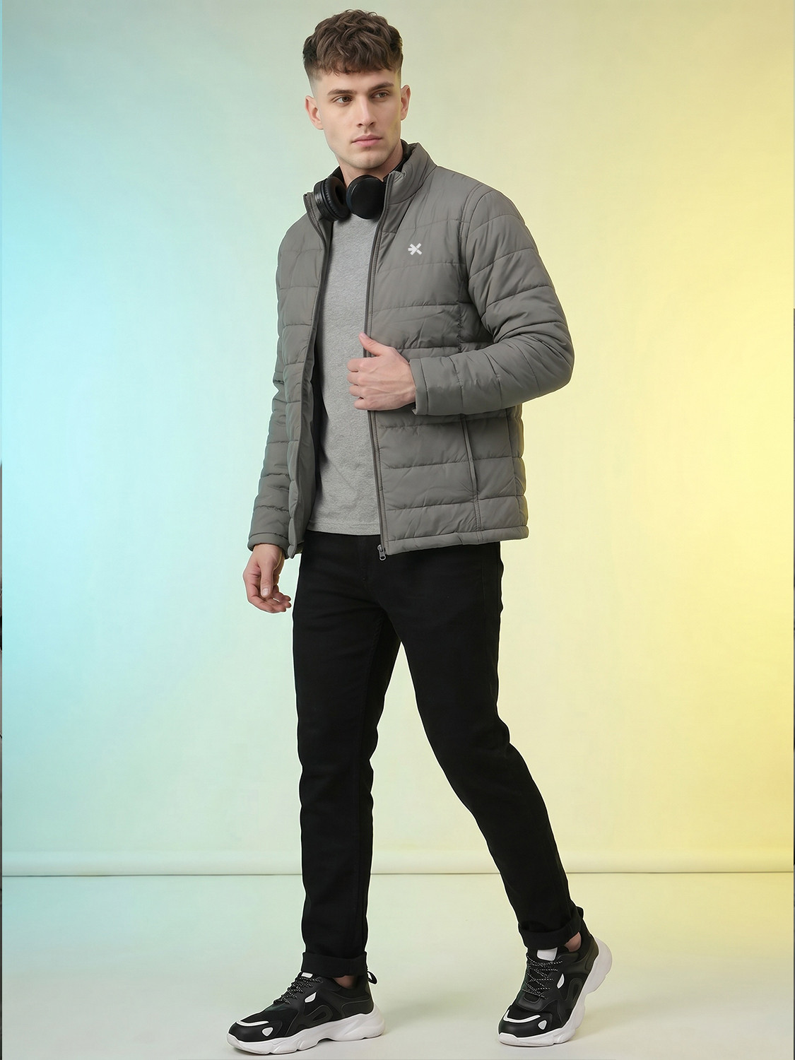 Image of HRX by Hrithik Roshan Men Solid Sports Jacket