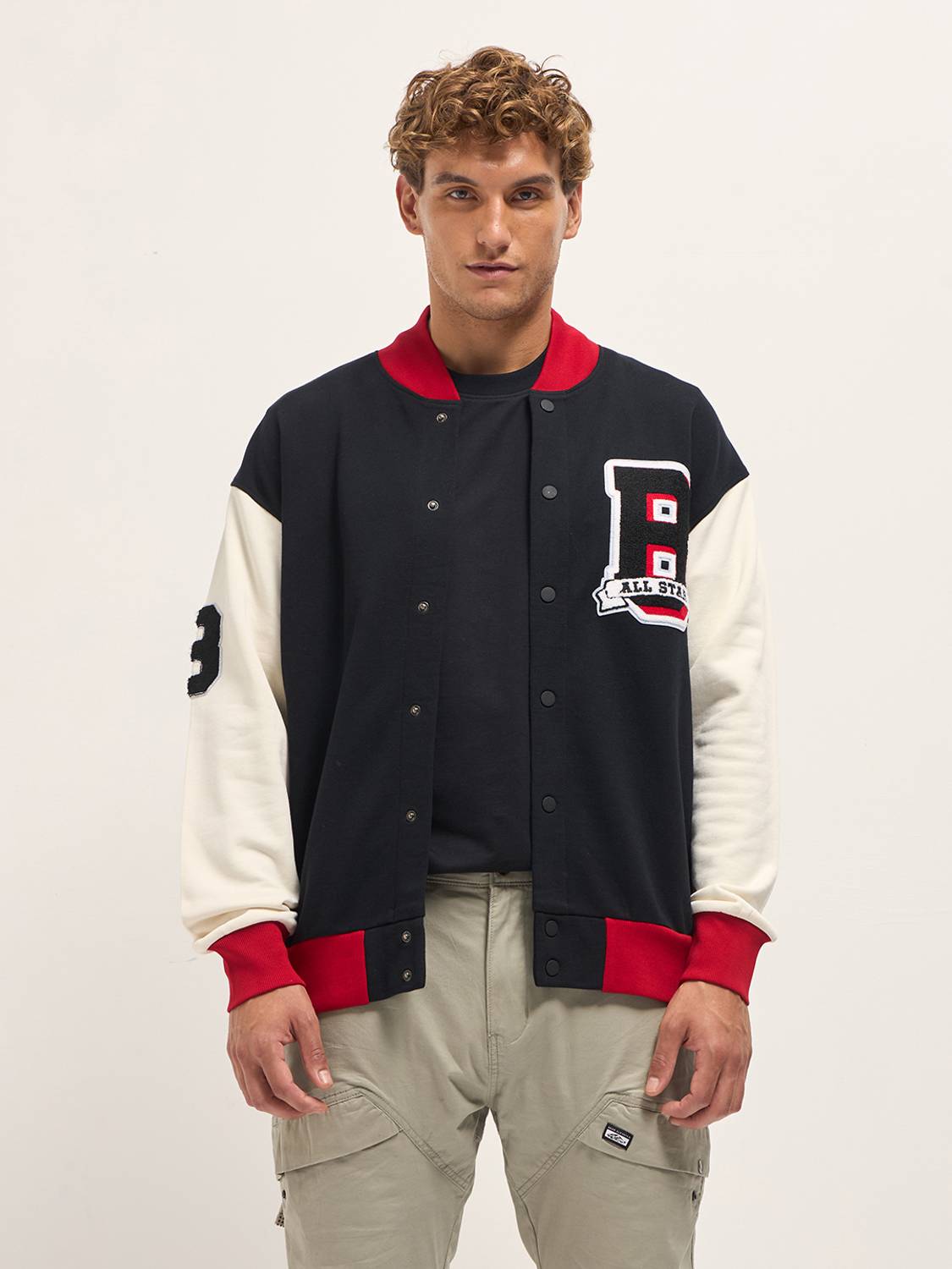 THE BEAR HOUSE Full Sleeve Embroidered Men Jacket