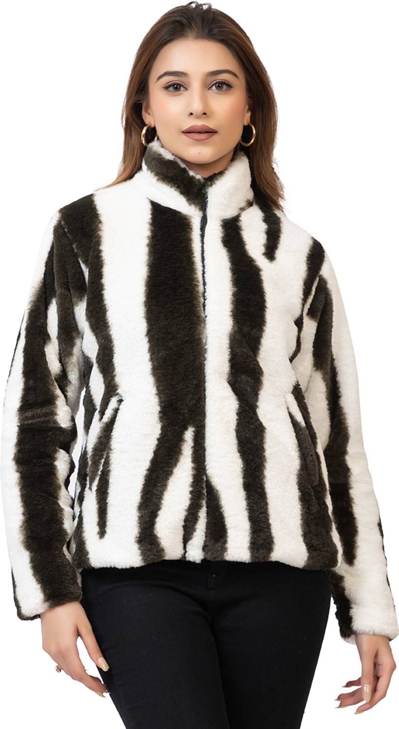 AMOLDO Full Sleeve Animal Print Women Jacket