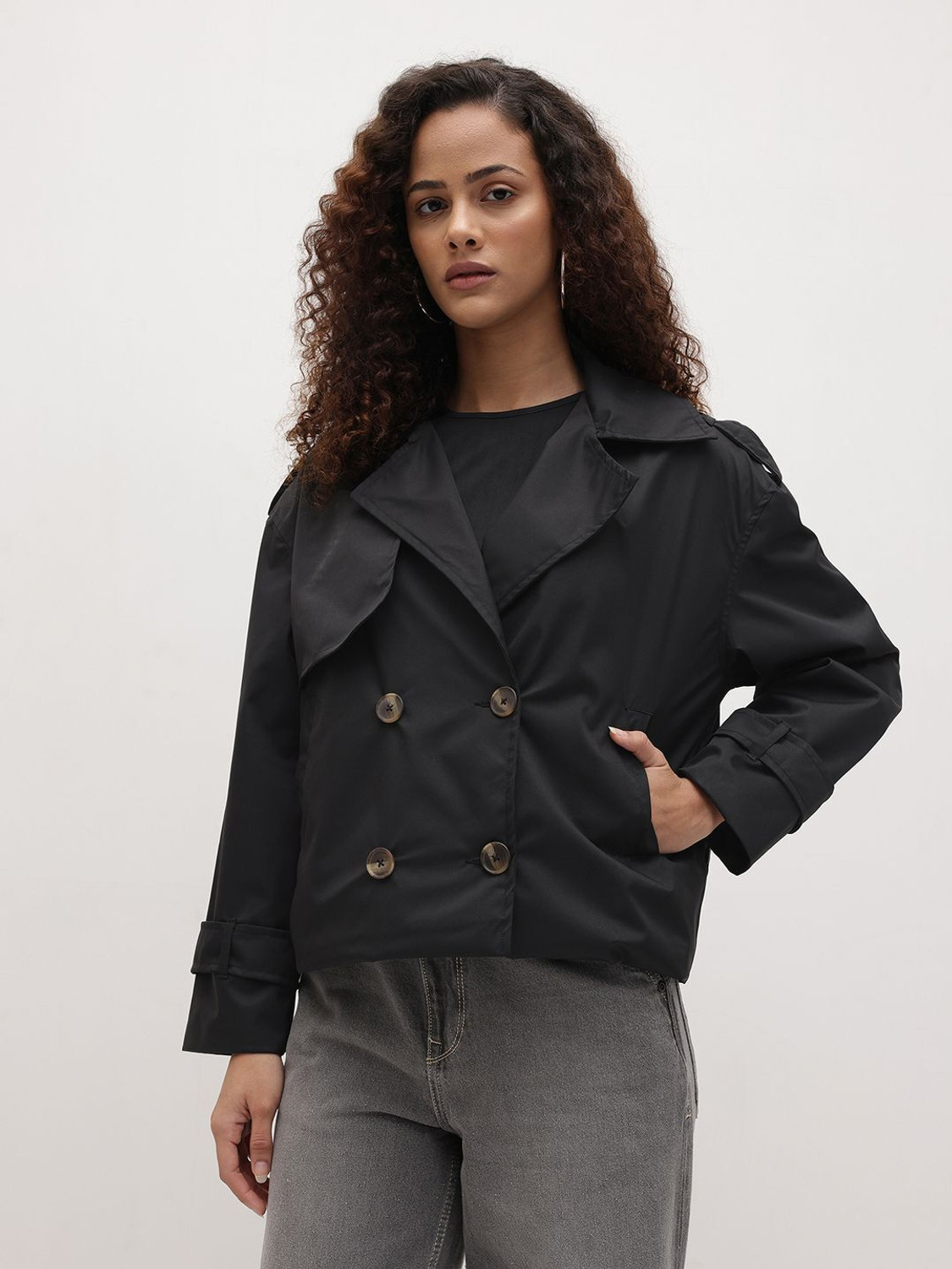 Image of Roadster Full Sleeve Solid Women Jacket