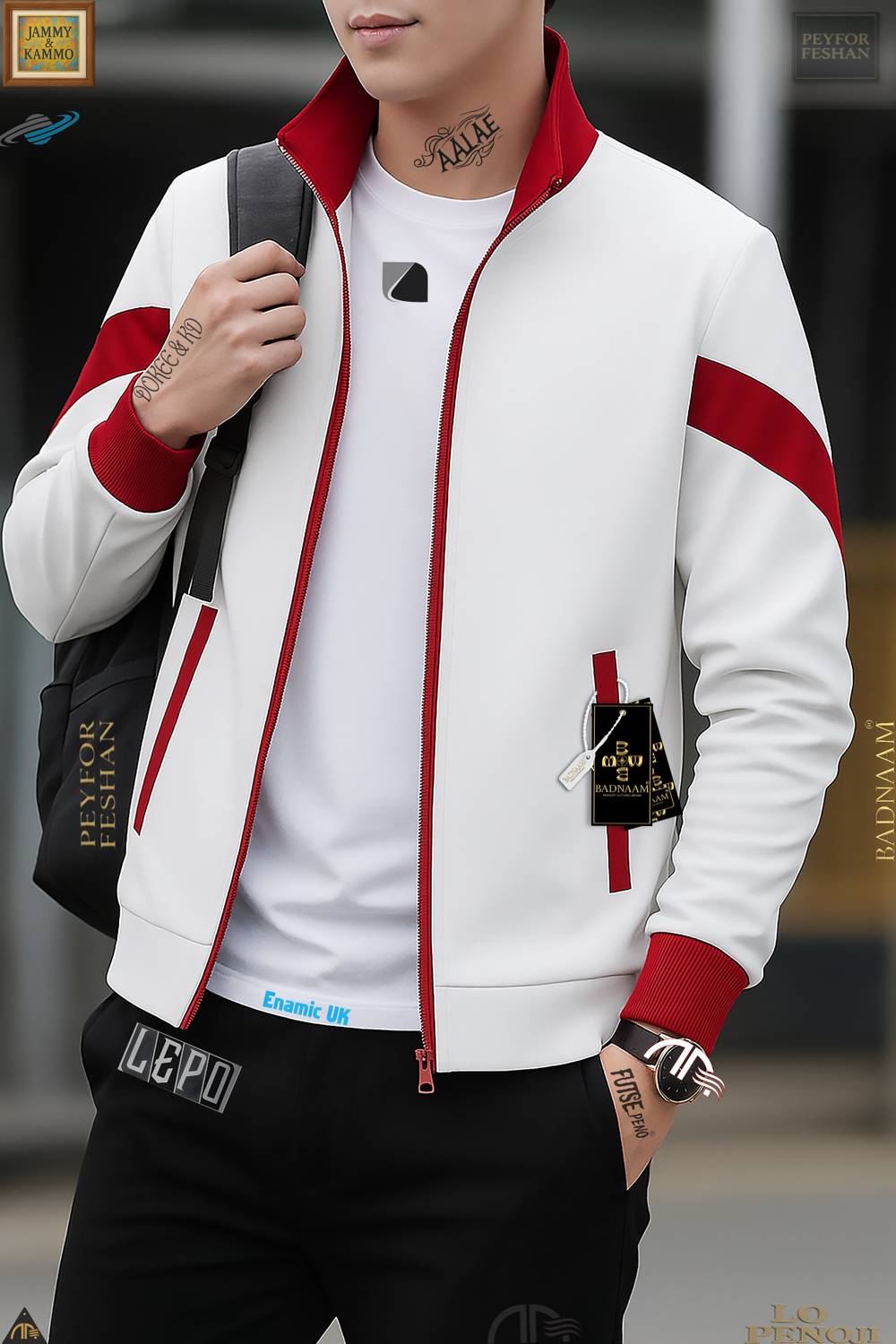 Badnaam Full Sleeve Solid Men & Women Jacket