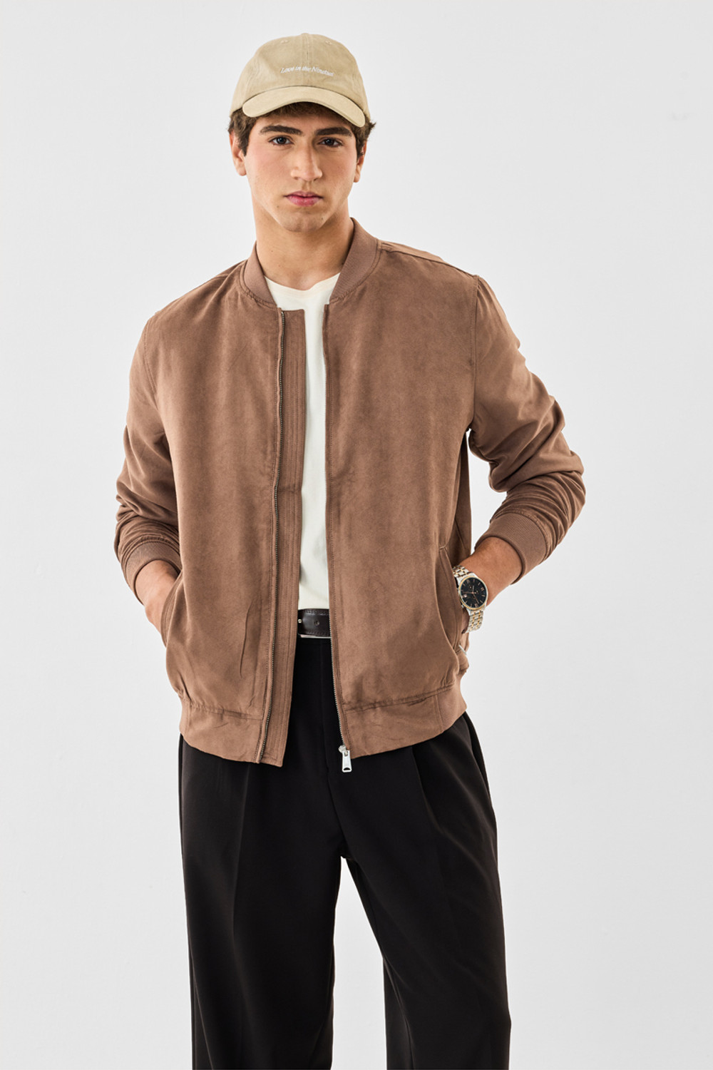 Image of Snitch Full Sleeve Solid Men Jacket