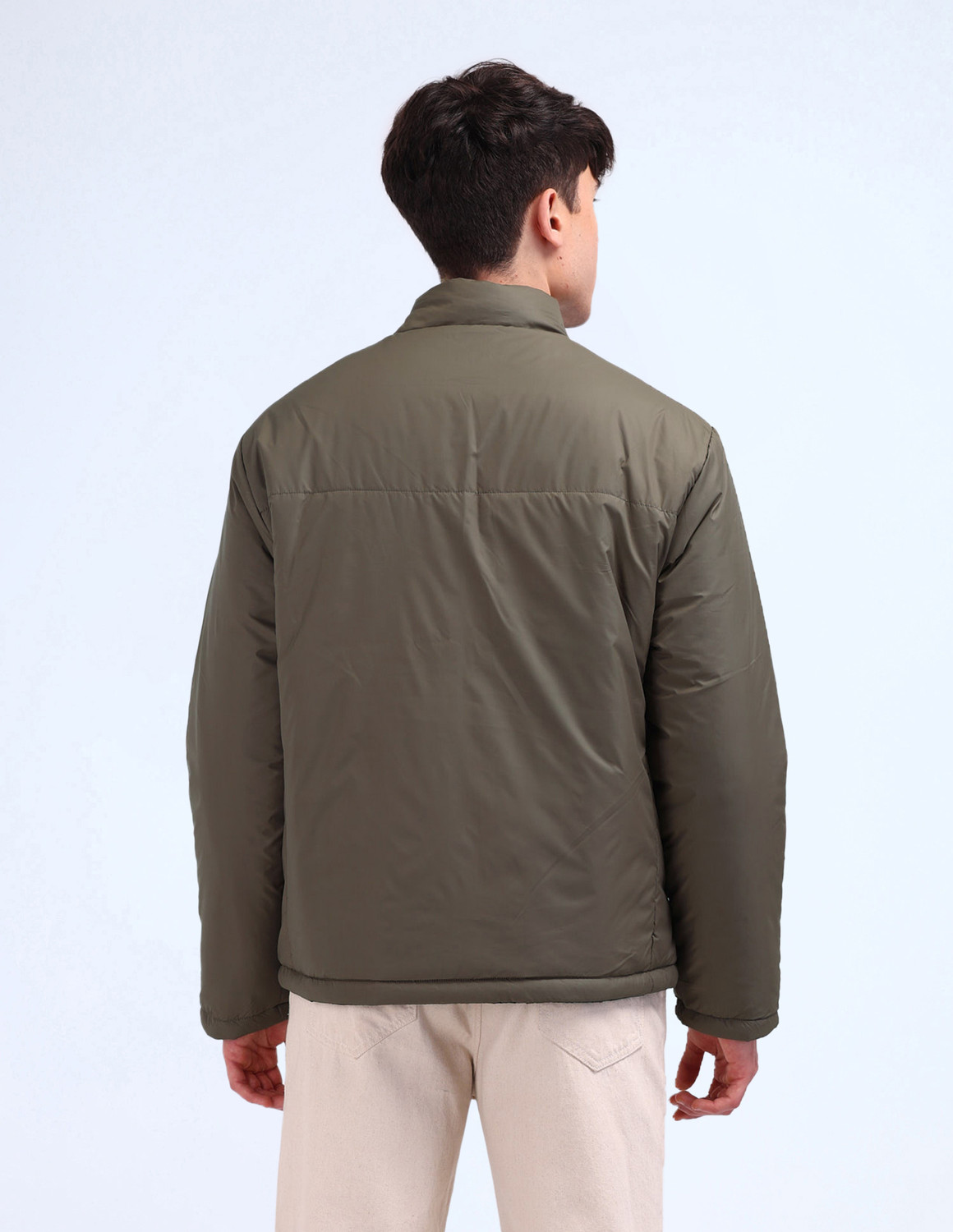 Image of FLYING MACHINE Men Solid Casual Jacket
