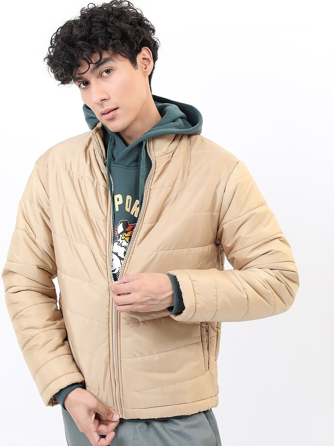 Image of HIGHLANDER Full Sleeve Solid Men Jacket