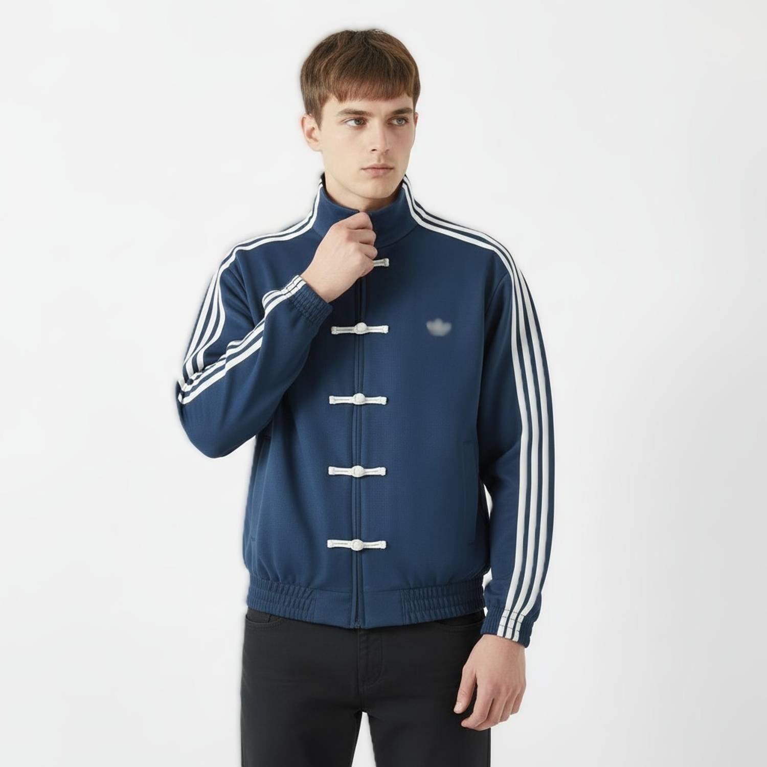AuraStreet Full Sleeve Striped Men & Women Jacket - Image 4