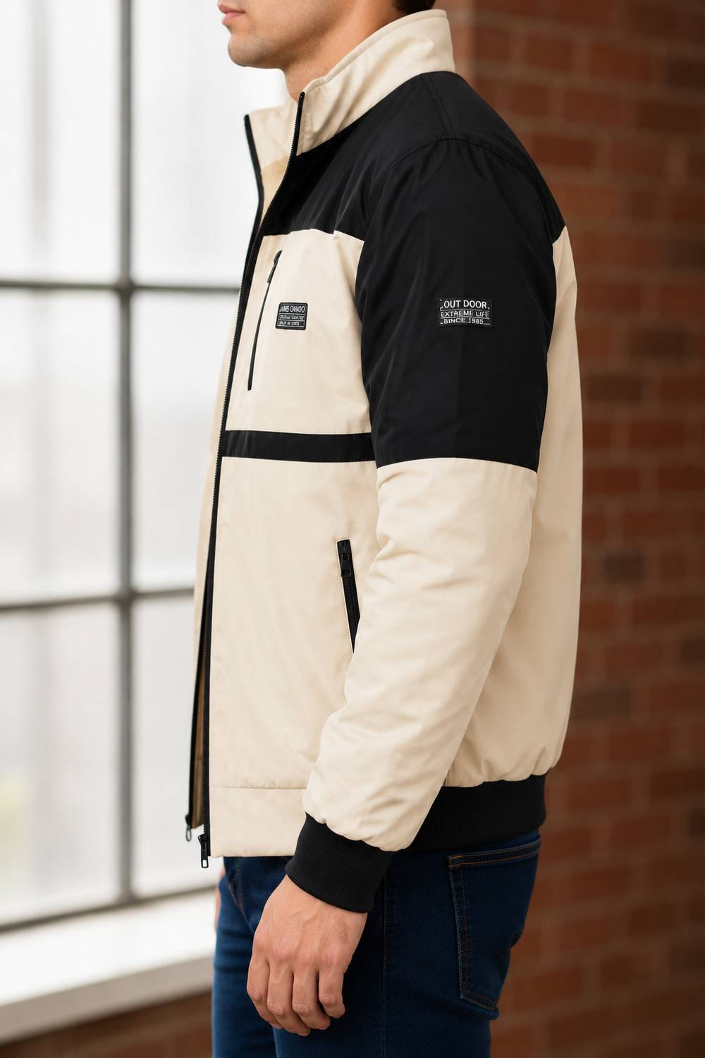 PLATINUMCARTZ Full Sleeve Striped Men Jacket - Image 3