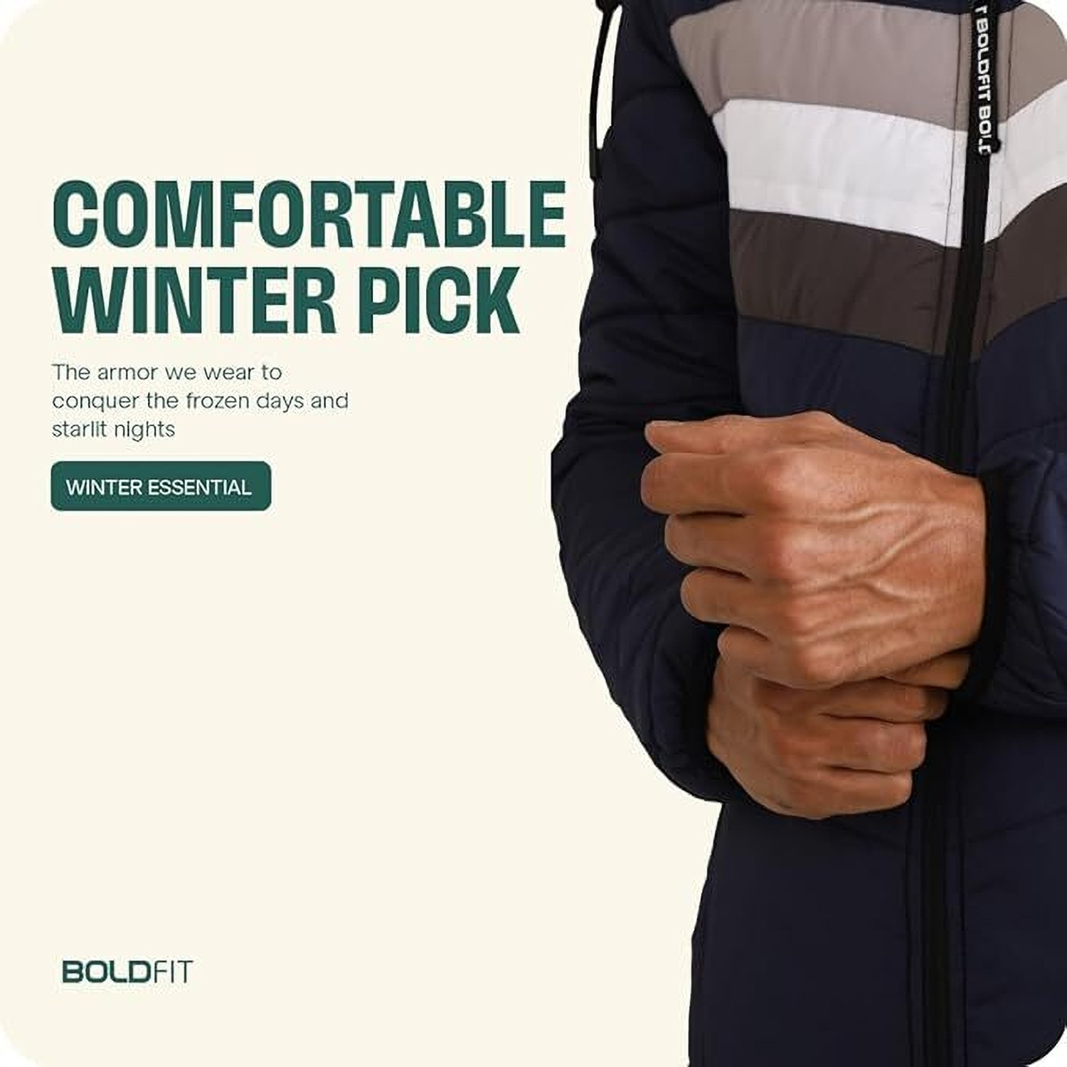Image of BOLDFIT CLOTHING Full Sleeve Colorblock Men Jacket