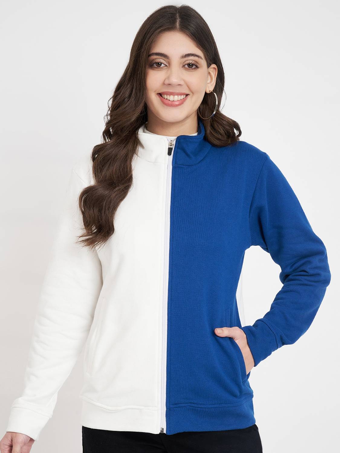 CHARMGAL Full Sleeve Colorblock Women Jacket