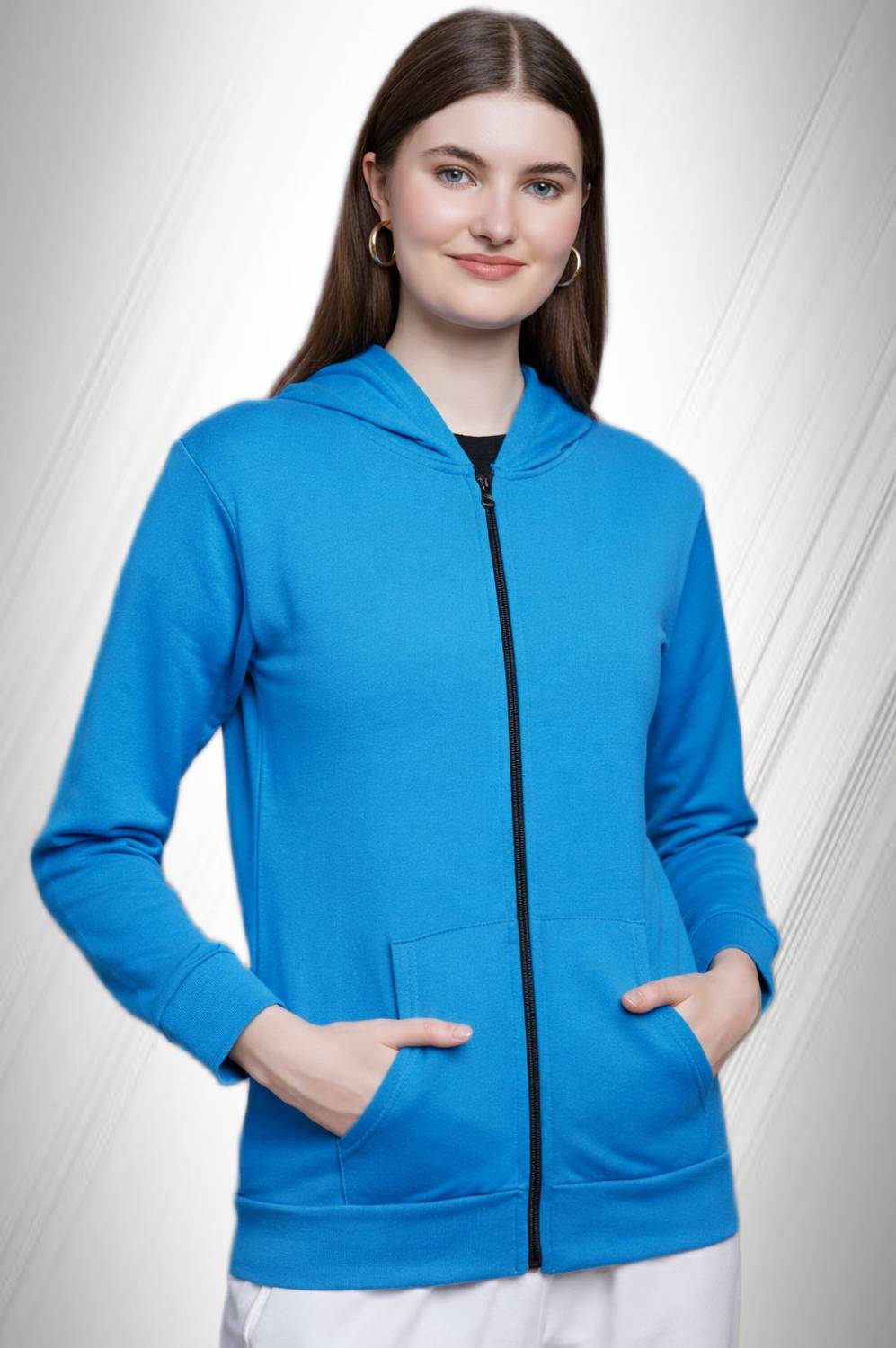Ddaspration Full Sleeve Solid Women Jacket